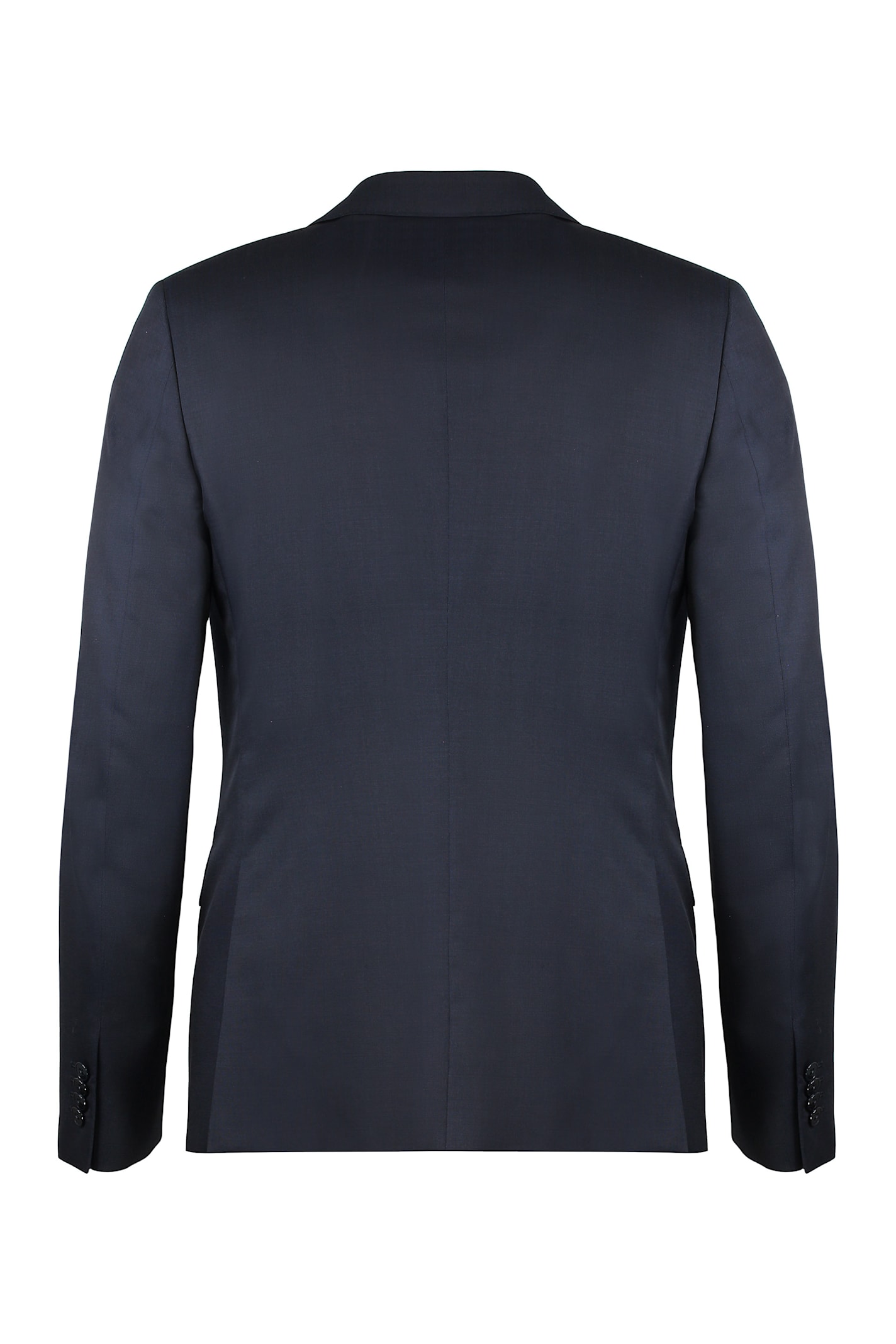 Zegna Wool Two-pieces Suit In Blue