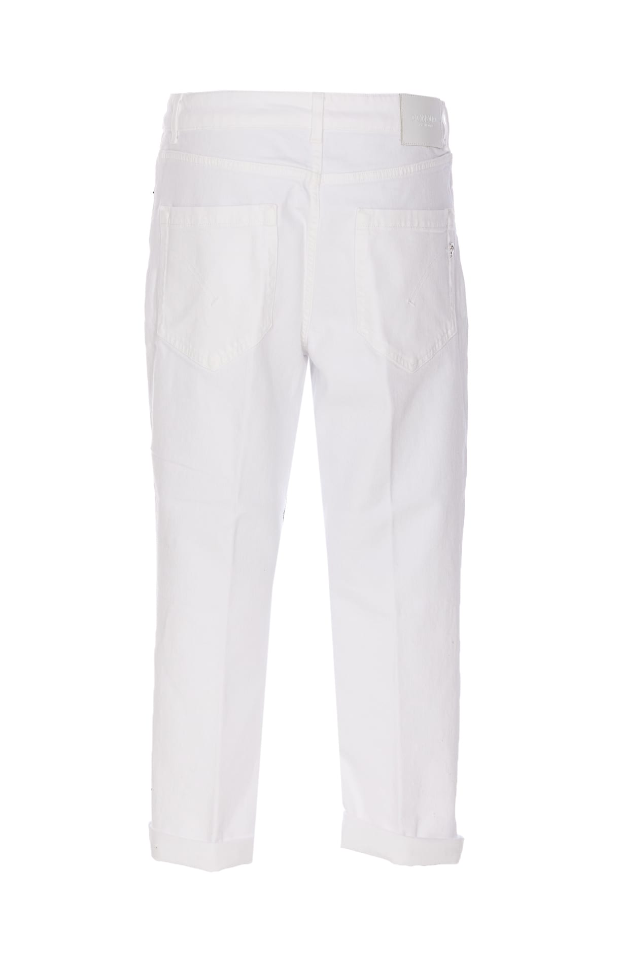 Shop Dondup Koons Gioiello Jeans In White