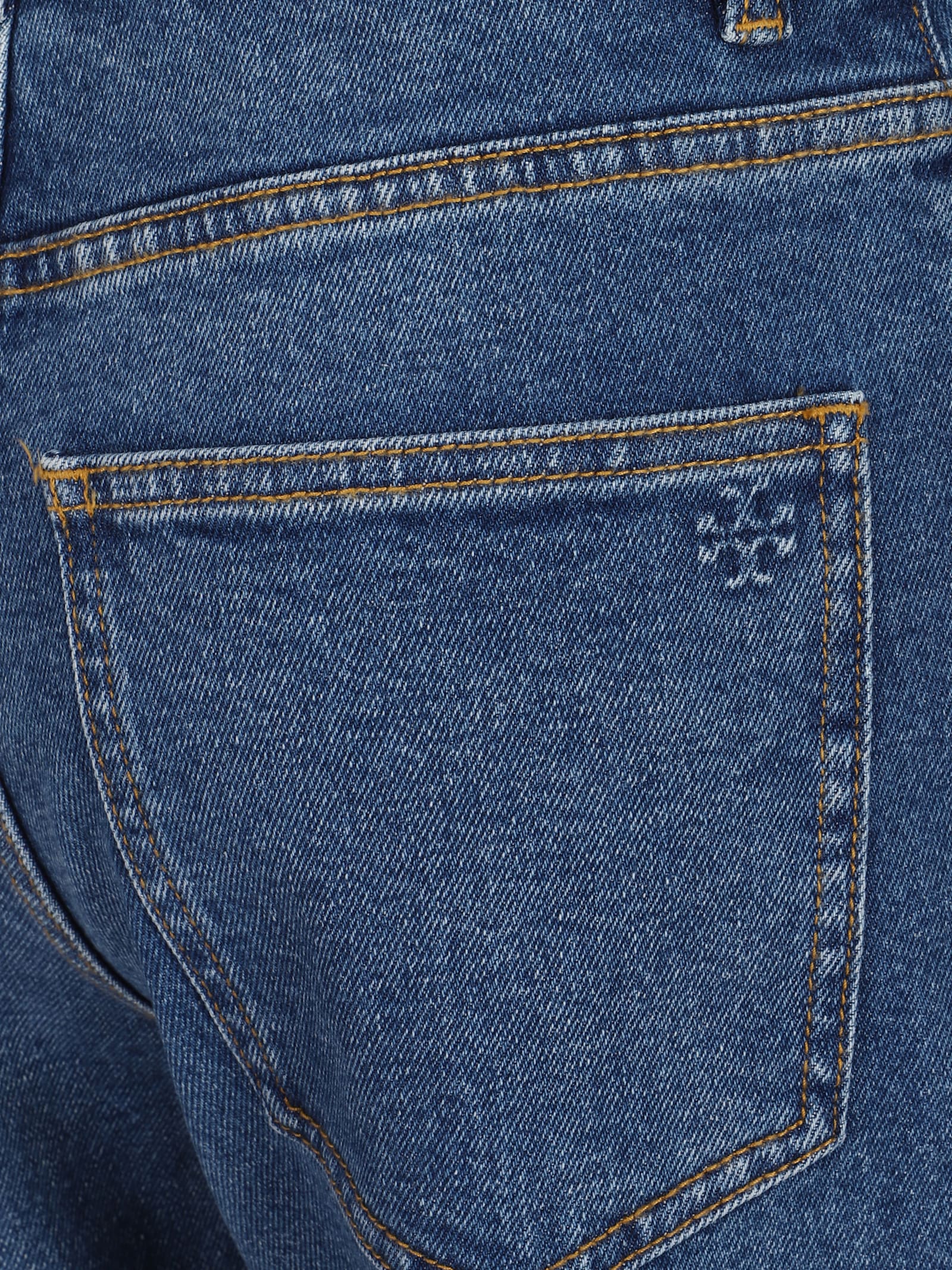 Shop Tory Burch Cropped Flared Jeans In Dark Vintage Wash