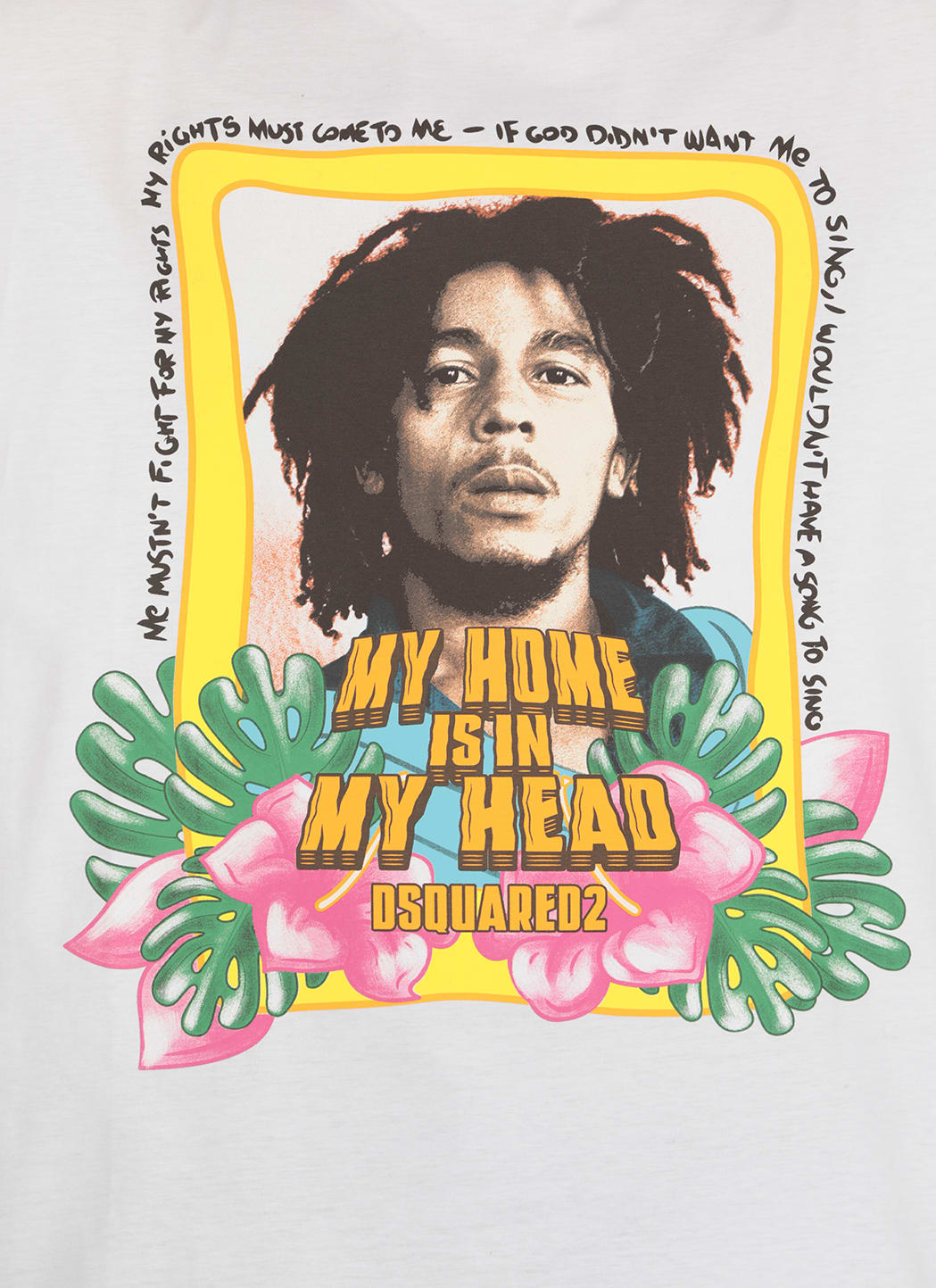 Dsquared2 Graphic-print Short-sleeved T-shirt In White