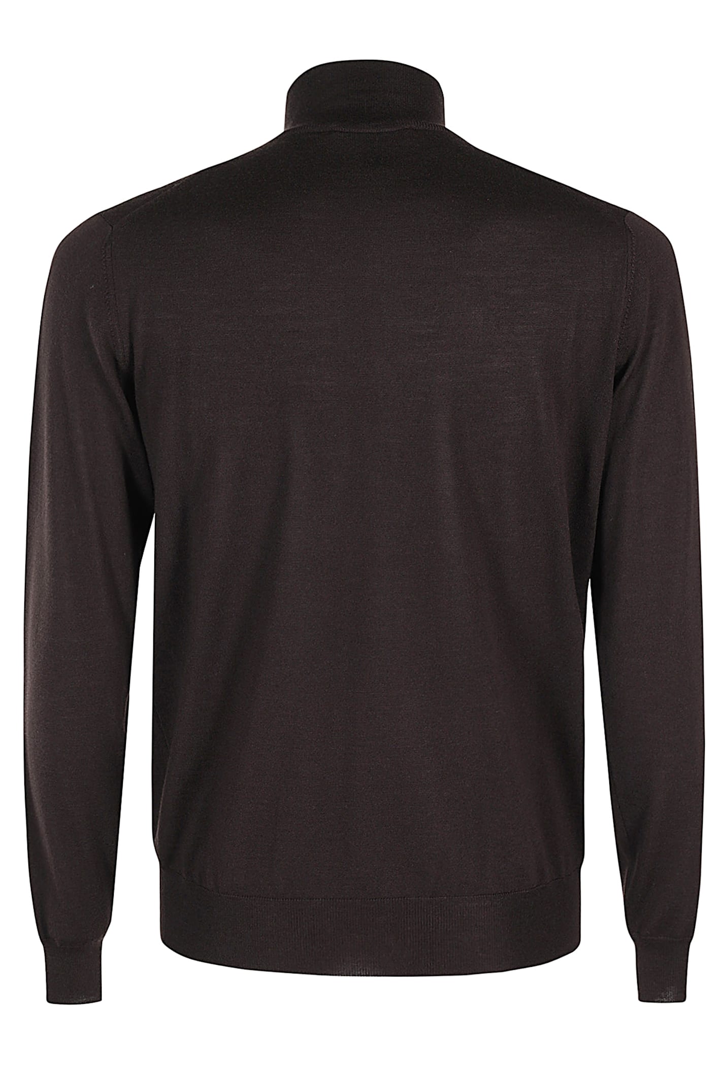 Filippo De Laurentiis Blusotto Bottoni Merino In Brown