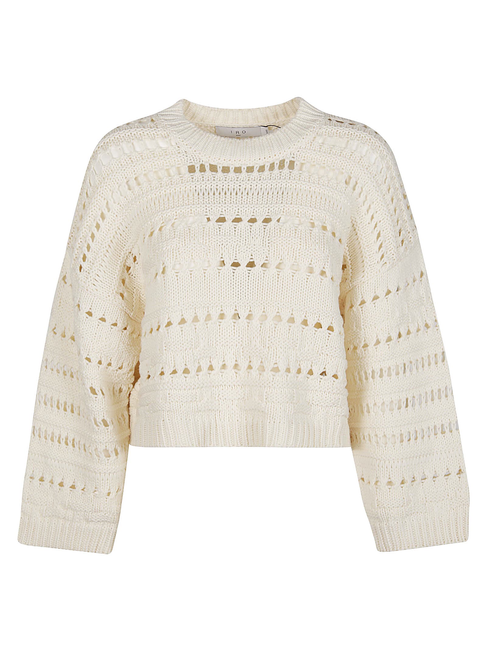 Shop Iro Rosee Sweater In Ecru