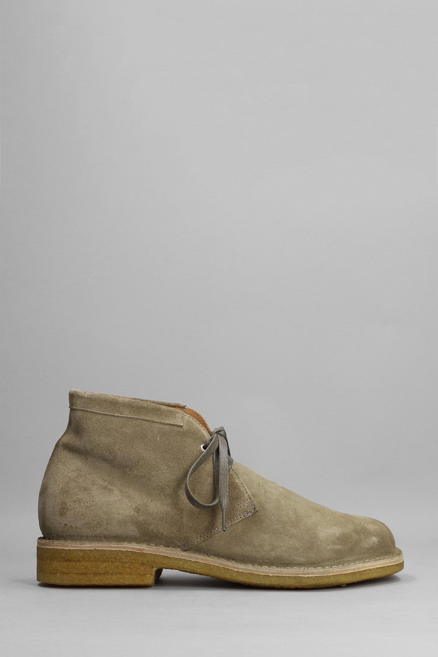 Magliano Ankle Boots In Taupe Suede