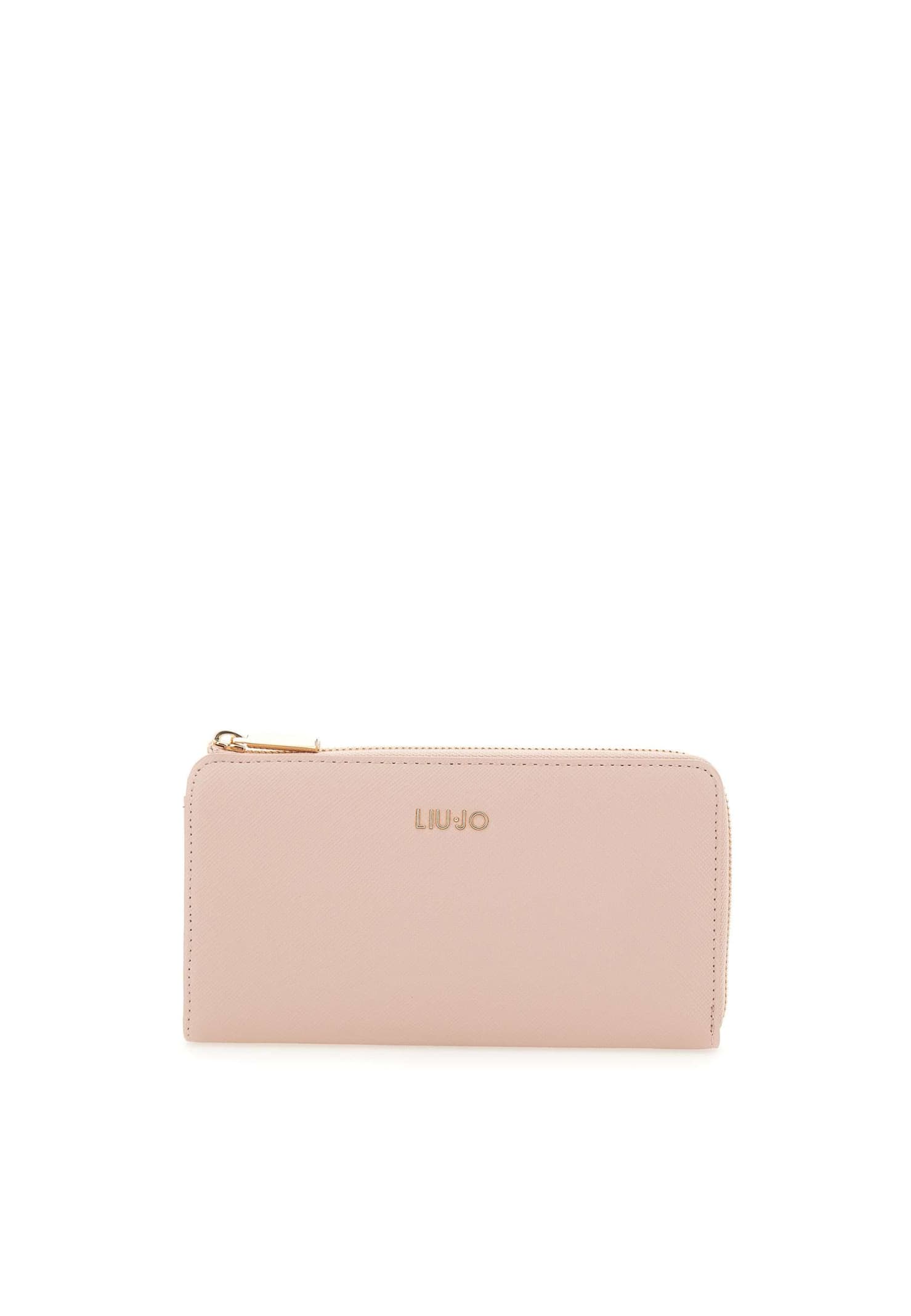 Shop Liu •jo Caliwen Wallet In Pink