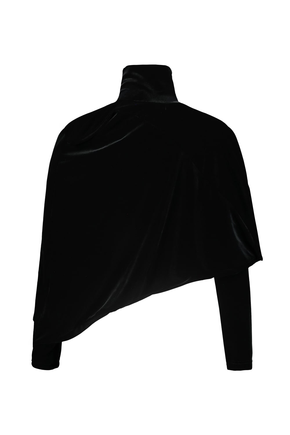 Junya Watanabe Cropped Velvet Top In Multi