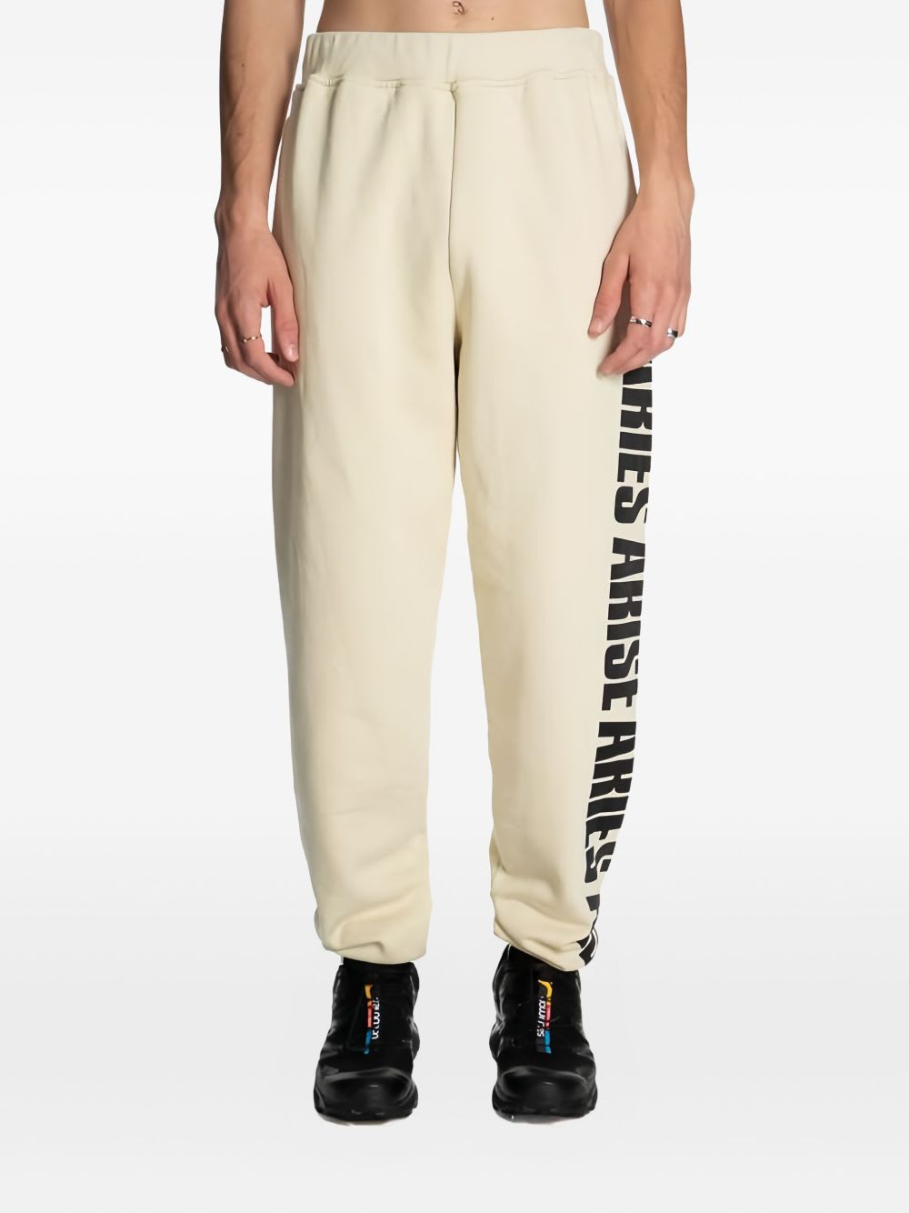 Aries Cotton Track Pants In White