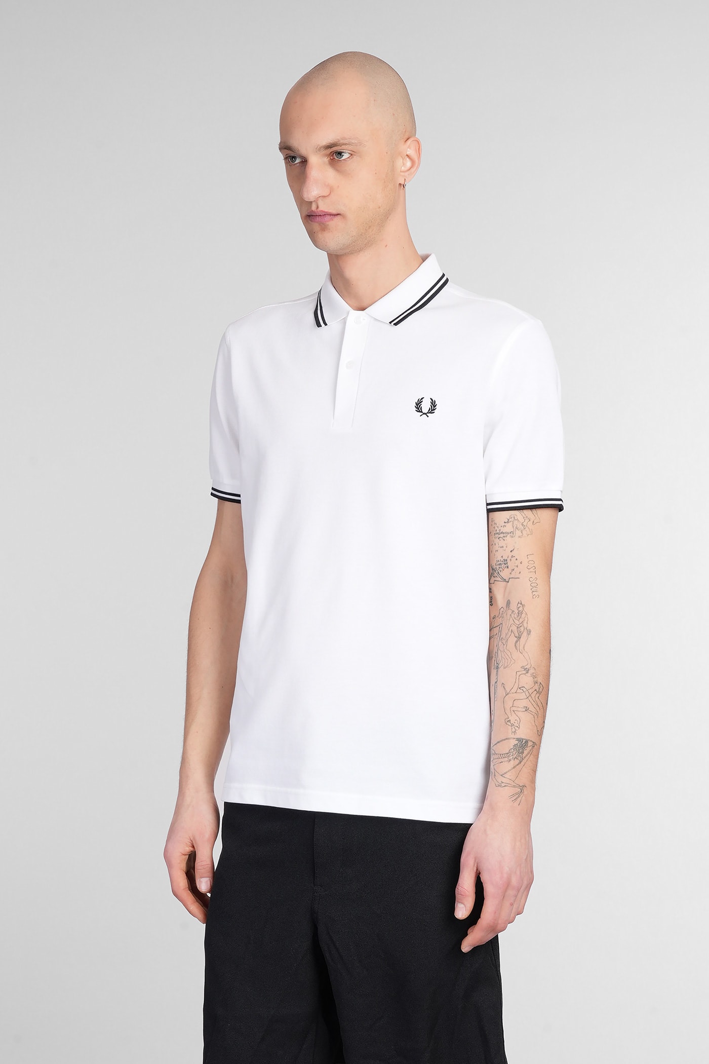 Shop Comme Des Garçons Shirt Polo In White Cotton