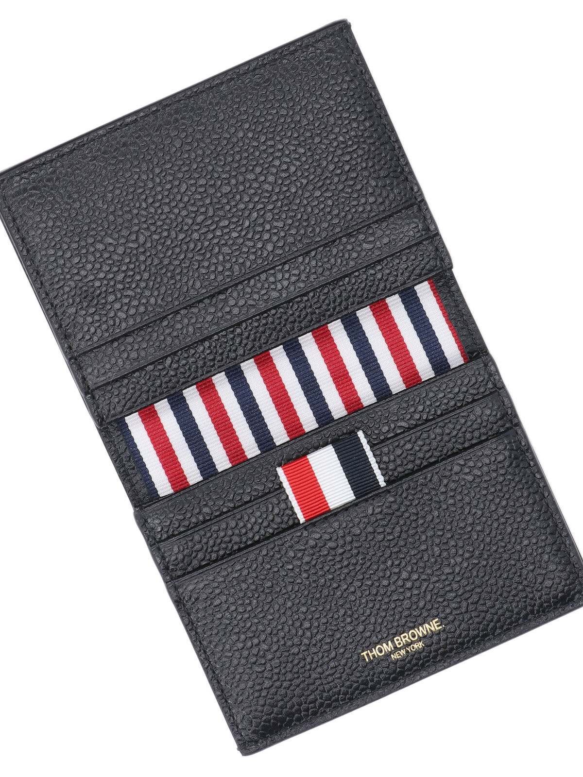 Thom Browne Bi-fold Wallet Goose In Black