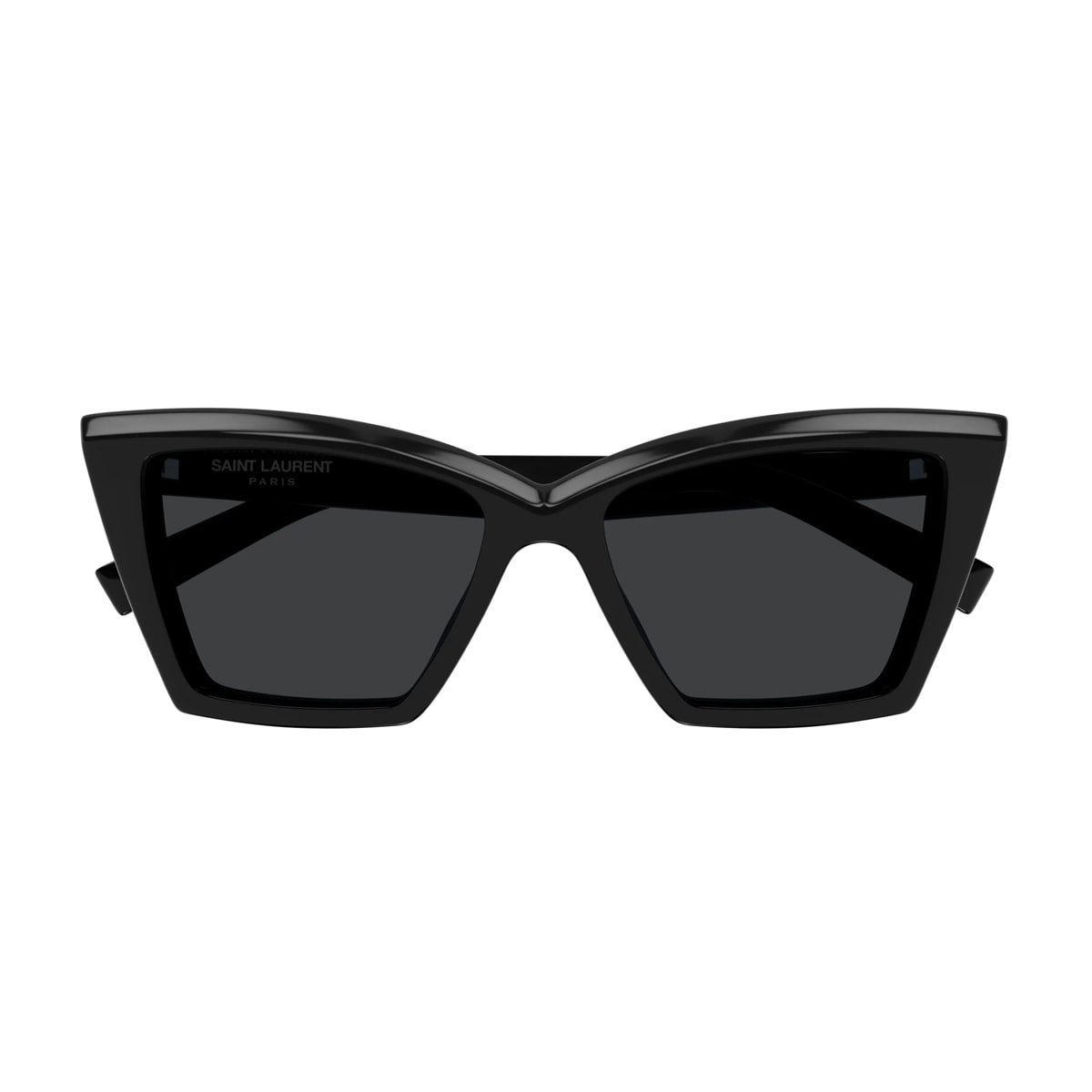 Saint Laurent Sl 657 Brand Line New Wave 001 Black Sunglasses In Black
