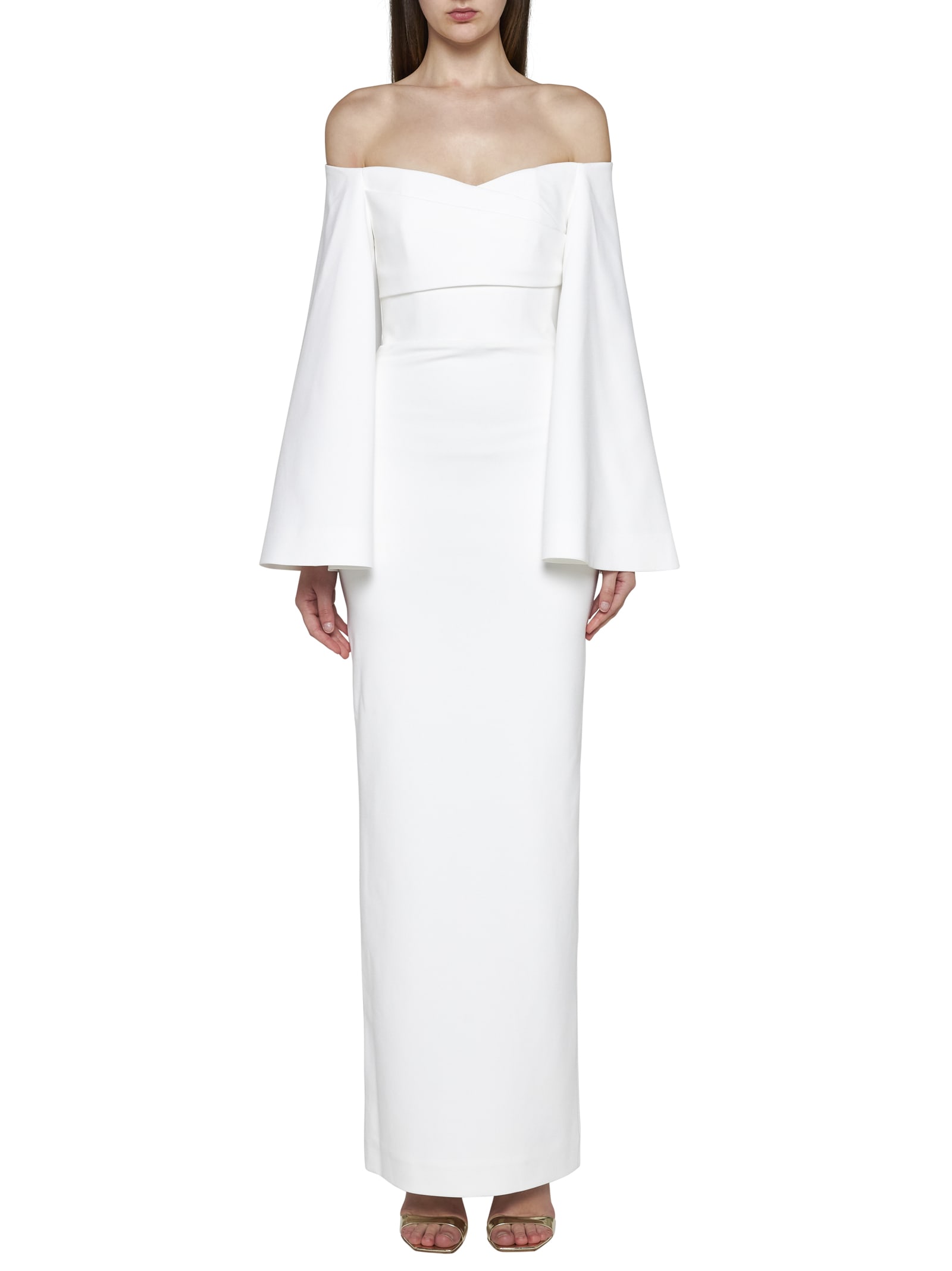 Shop Solace London Dress In White