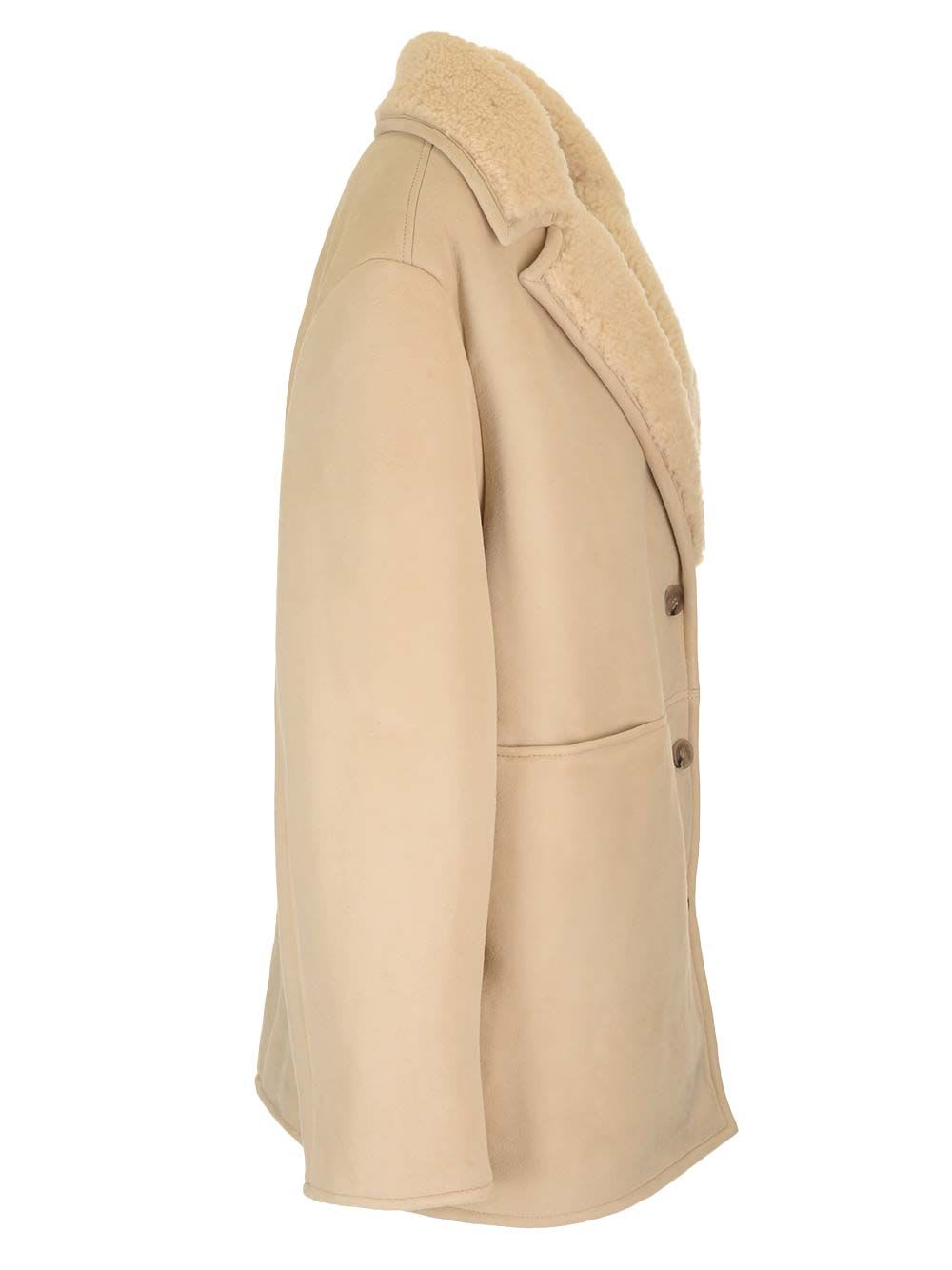 LOULOU STUDIO SHEARLING COAT 