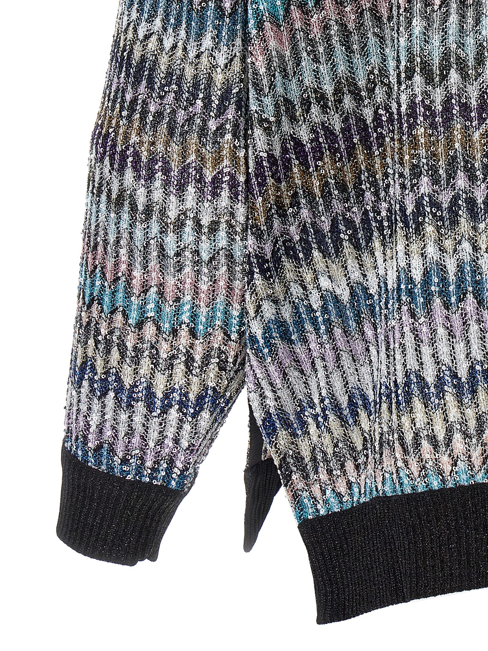 Shop Missoni Caperdoni Sweater In Chevmultrose/lighblu