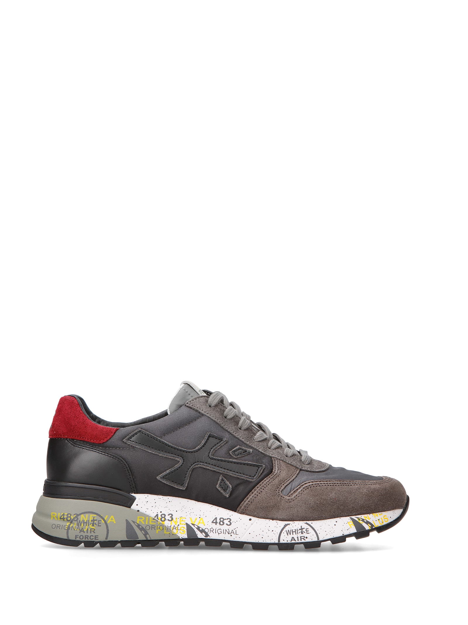 White Premiata Sneaker Mick 6420 Grey Men In Grigio