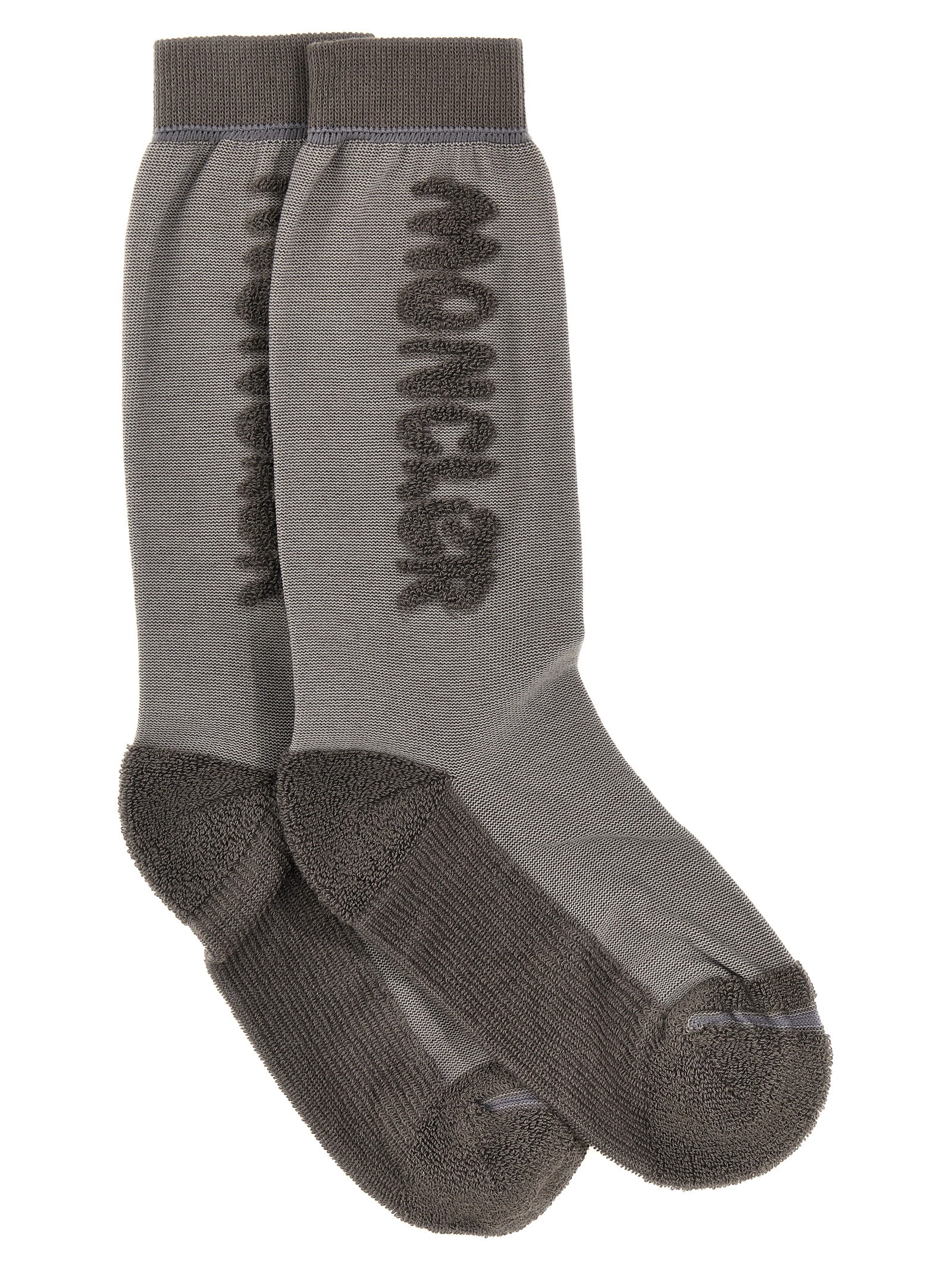 Shop Moncler Genius X Salehe Bembury Socks In Gray