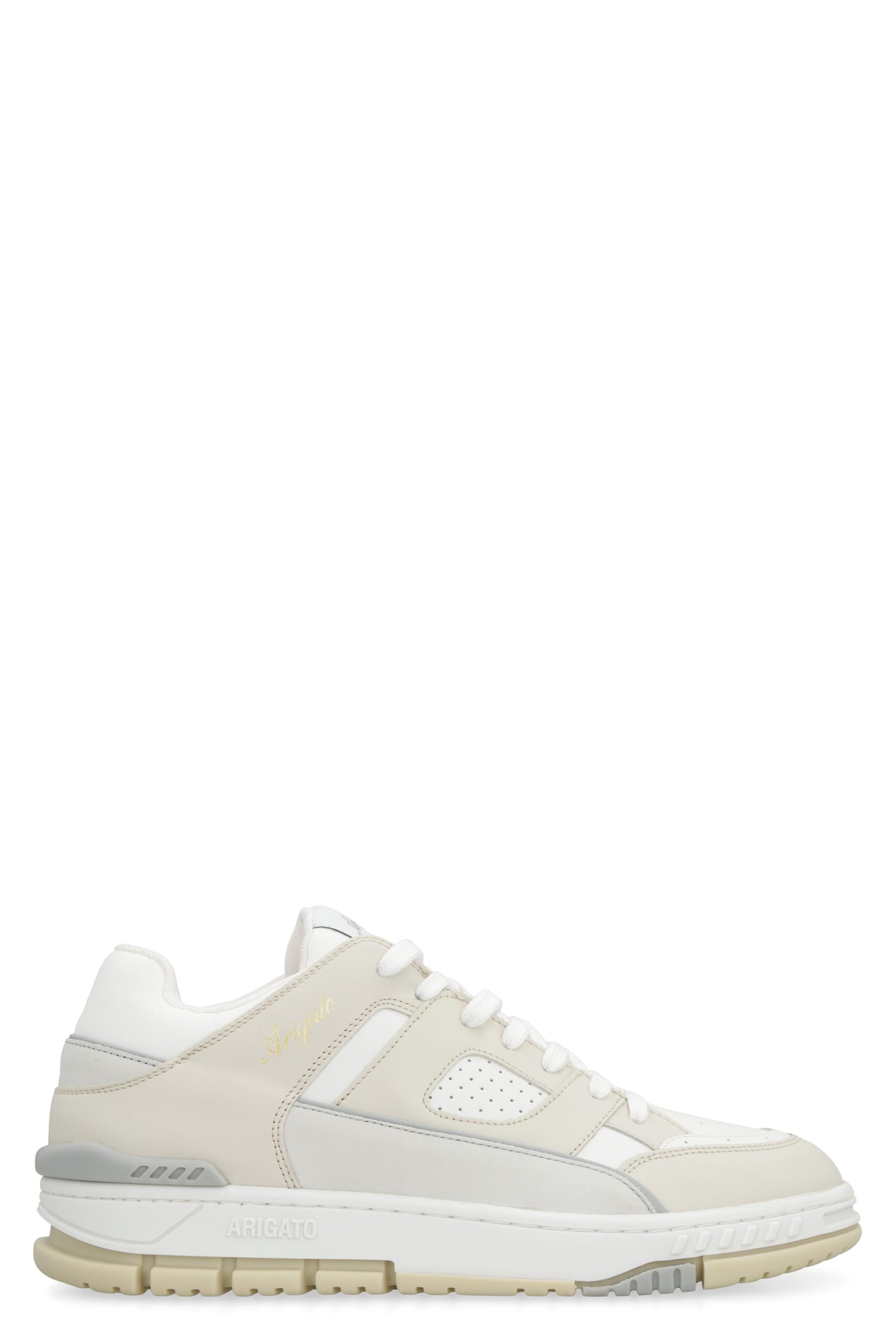 Axel Arigato Neutral Area Lo Leather Sneakers In Beige