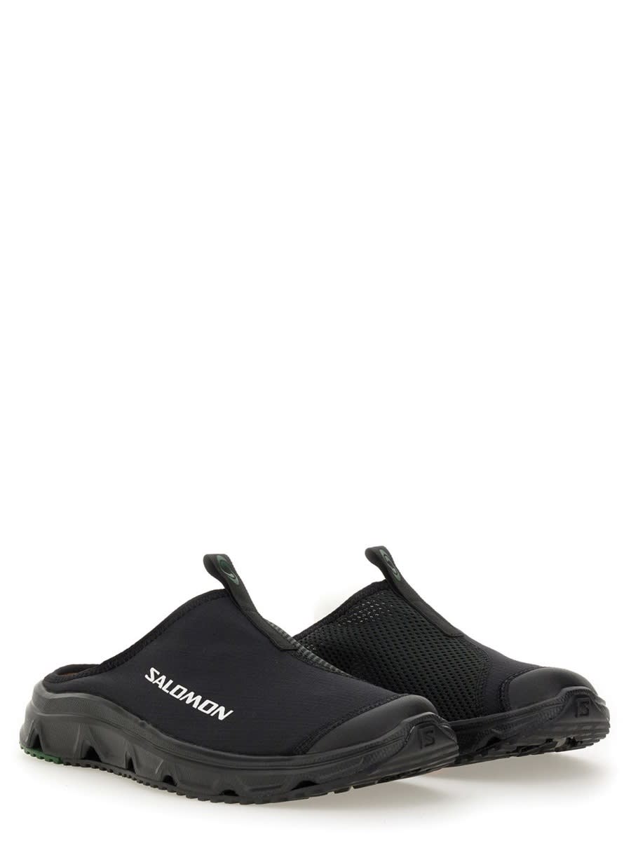 Salomon Black Fabric Rx Slide 3.0 Slippers In Black