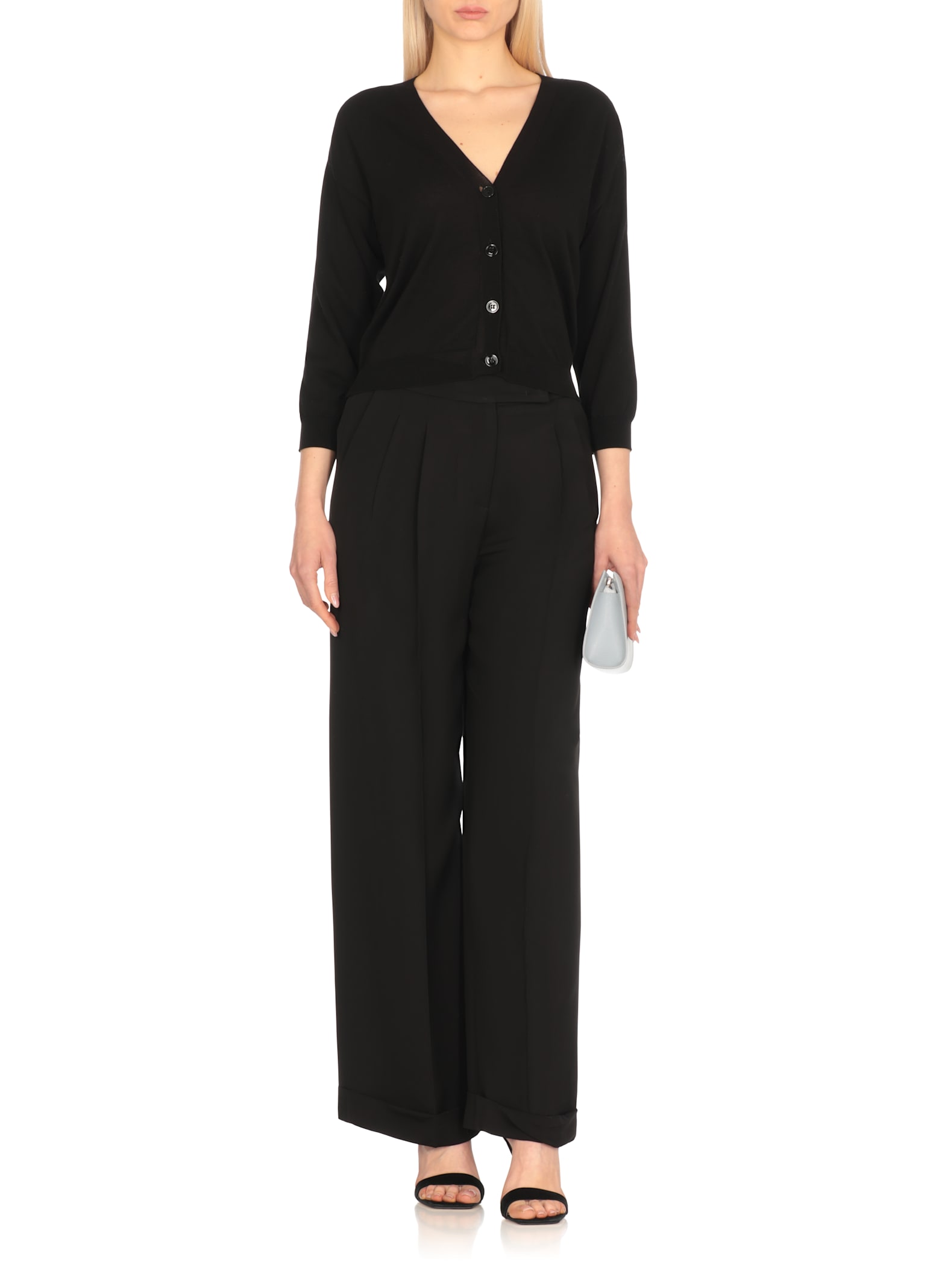 Peserico Long-sleeved Knitted Cardigan
