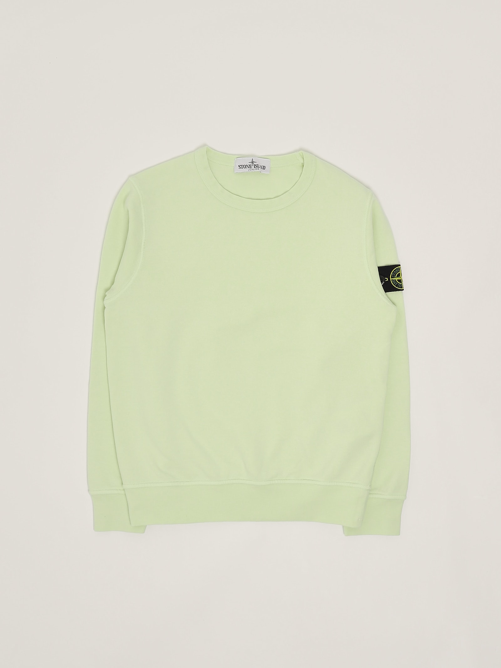 Stone Island Crewneck Sweatshirt In Clorofilla