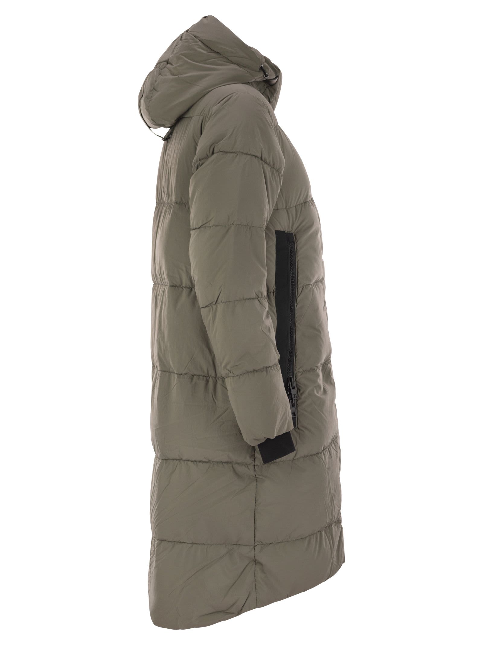 Shop Canada Goose Byward - Down Jacket With Black Logo In Sage