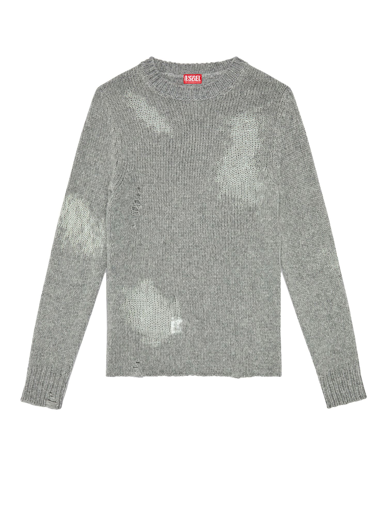 Shop Diesel K-norman Sweater In Grey