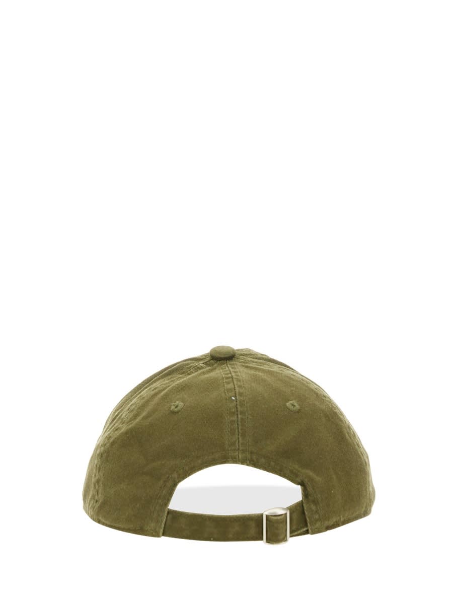 Shop Drôle De Monsieur Baseball Hat With Logo In Military Green