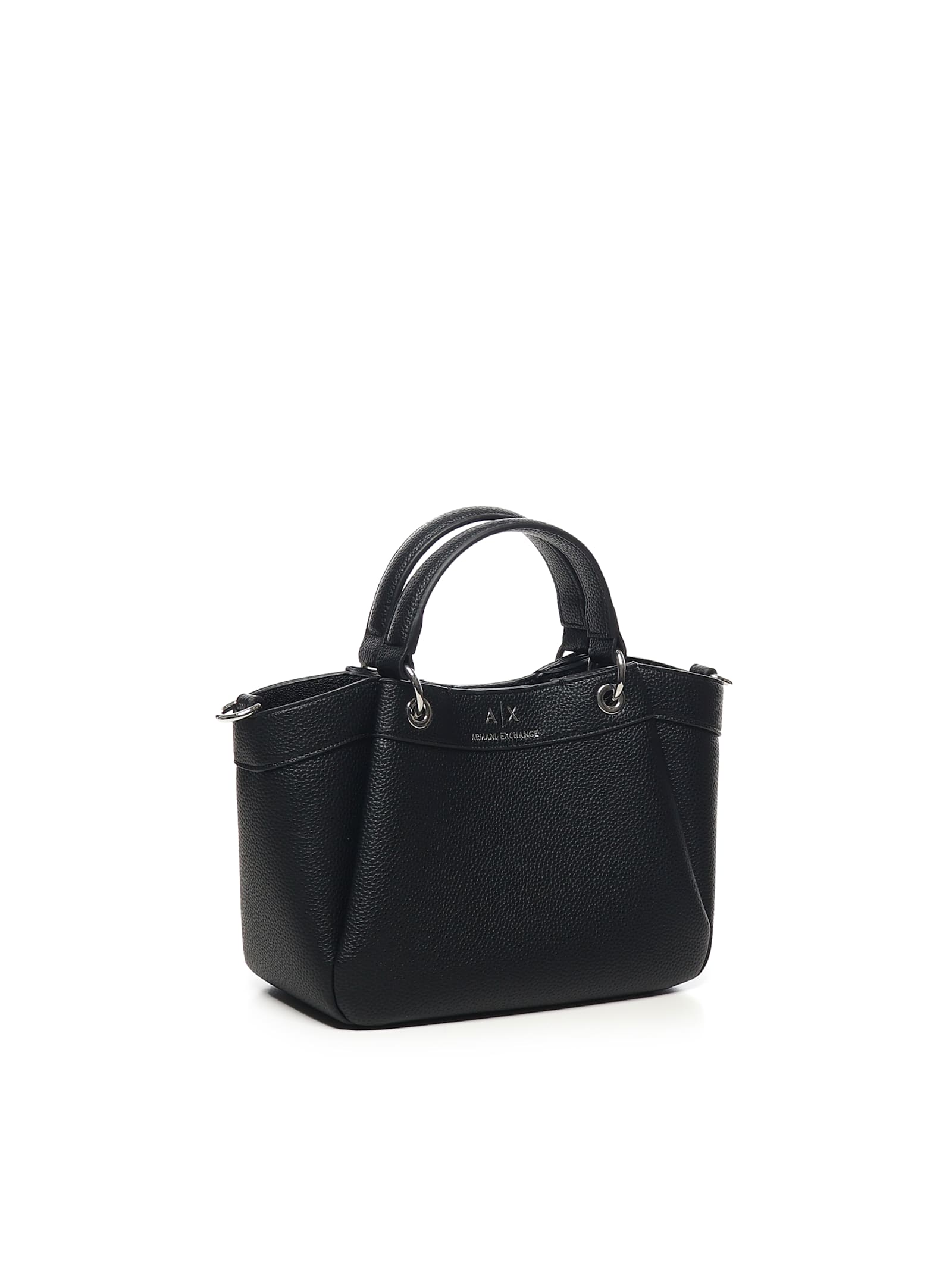Armani Collezioni Small Handbag With Degradè Shoulder Strap In Black