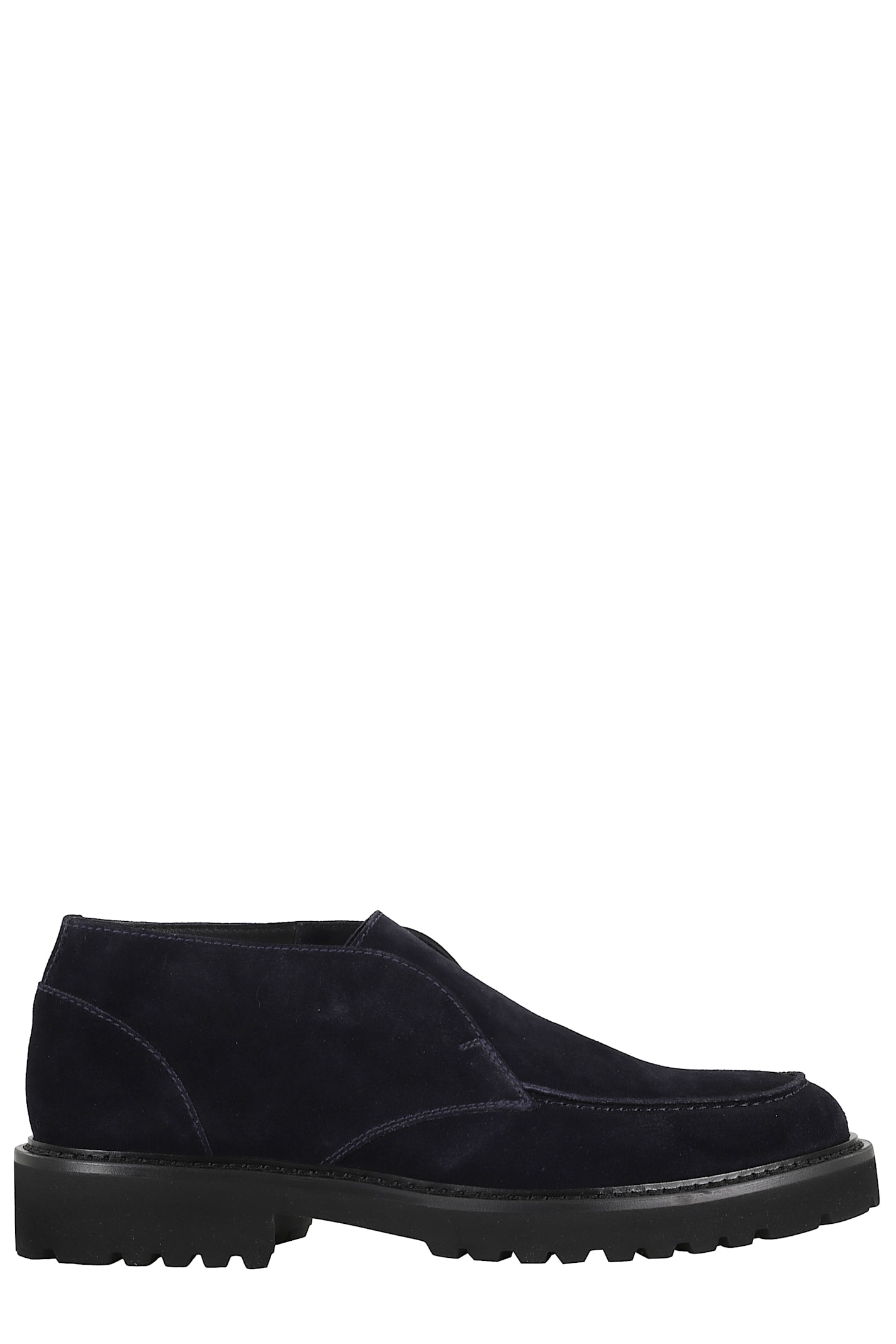 Doucal's Adler Chukka Boot With Suede Upper In Blue