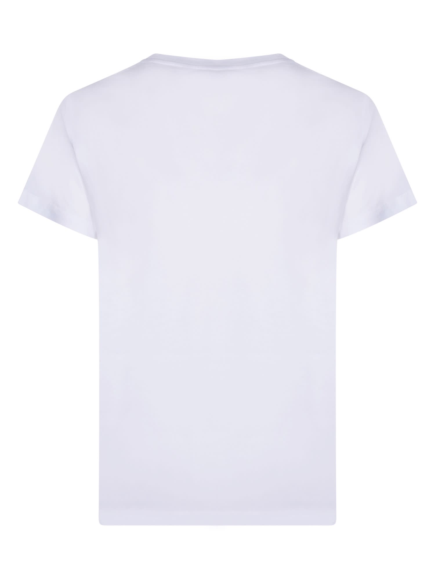 Shop Pinko Busssolotto White T-shirt