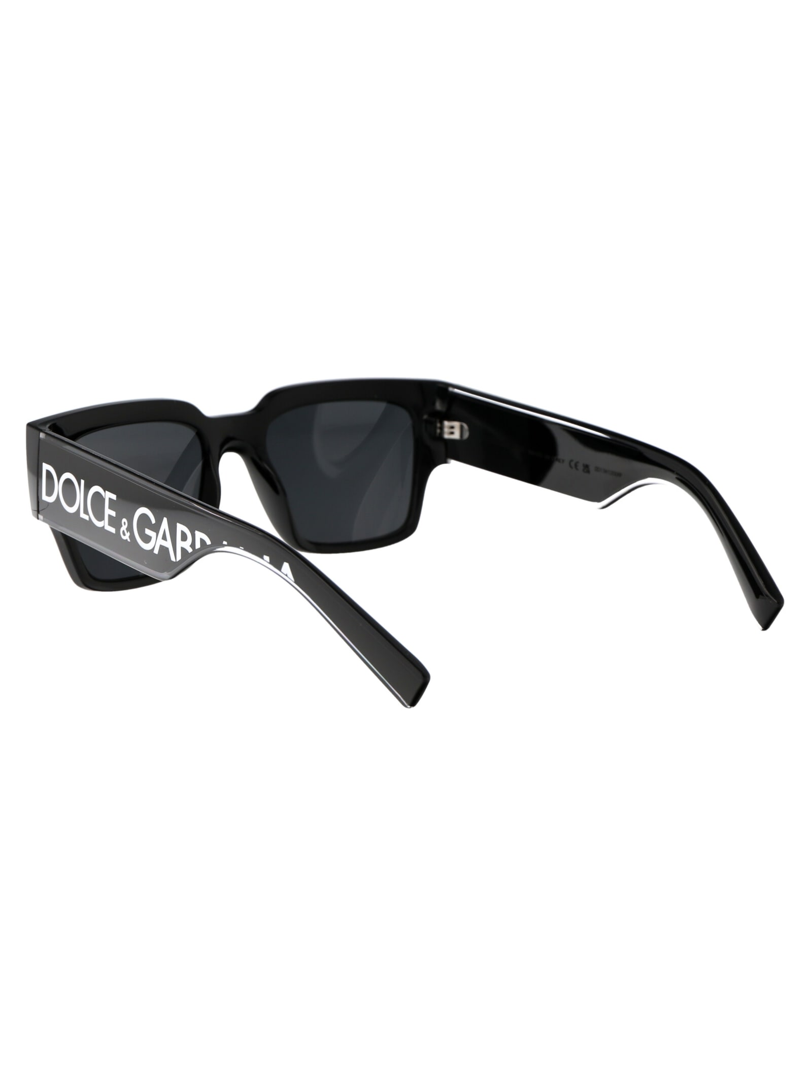 Shop Dolce &amp; Gabbana Eyewear 0dg6184 Sunglasses In 501/87 Black