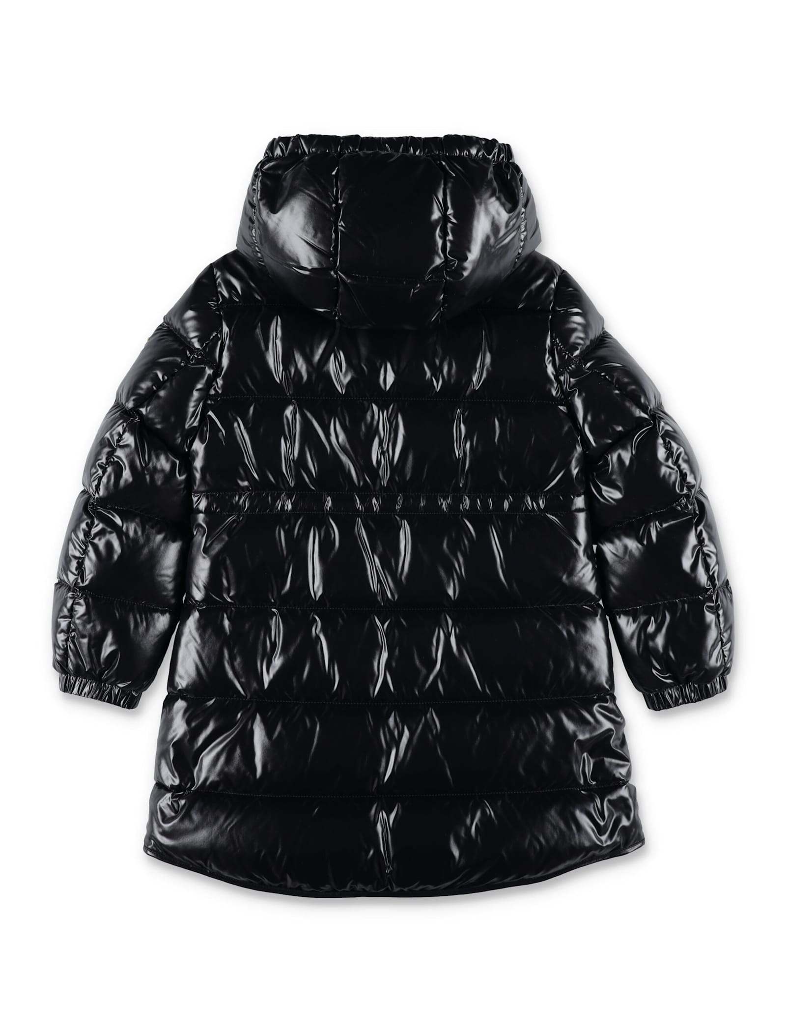 Moncler Kid - Dacca Hooded Down Jacket In Black