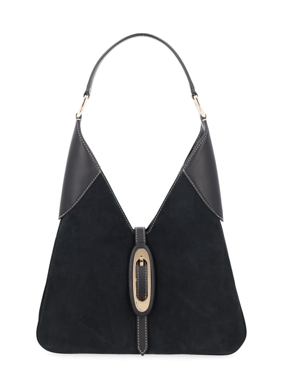 Michael Kors Medium Cornelia Hobo Shoulder Bag In Black