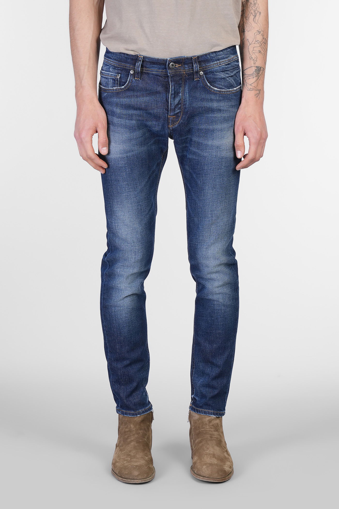 Jeans In Blue Denim
