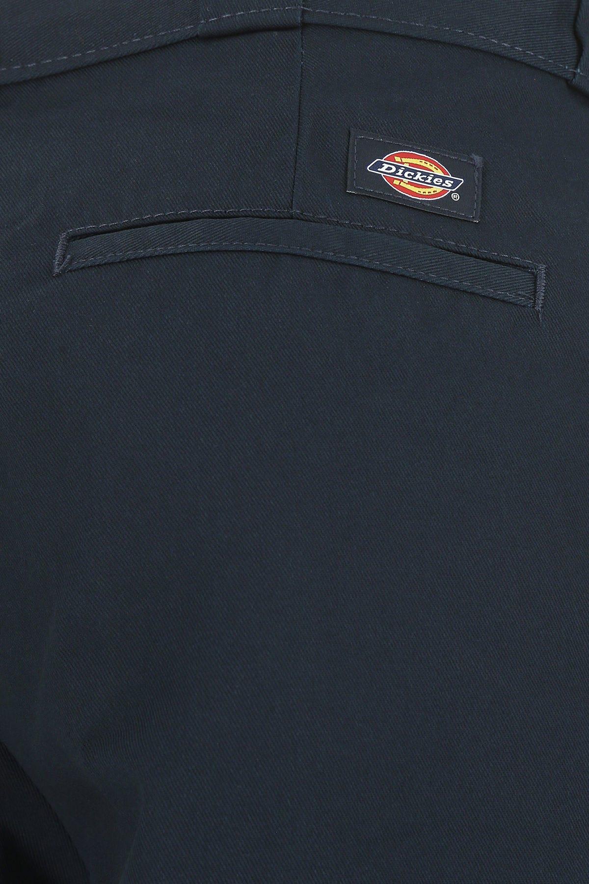 Shop Dickies Midnight Blue Polyester Blend Pant In Navy