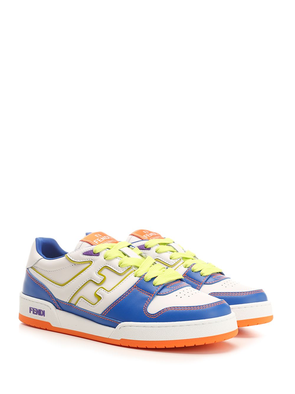 Shop Fendi Match Sneakers In Multicolor