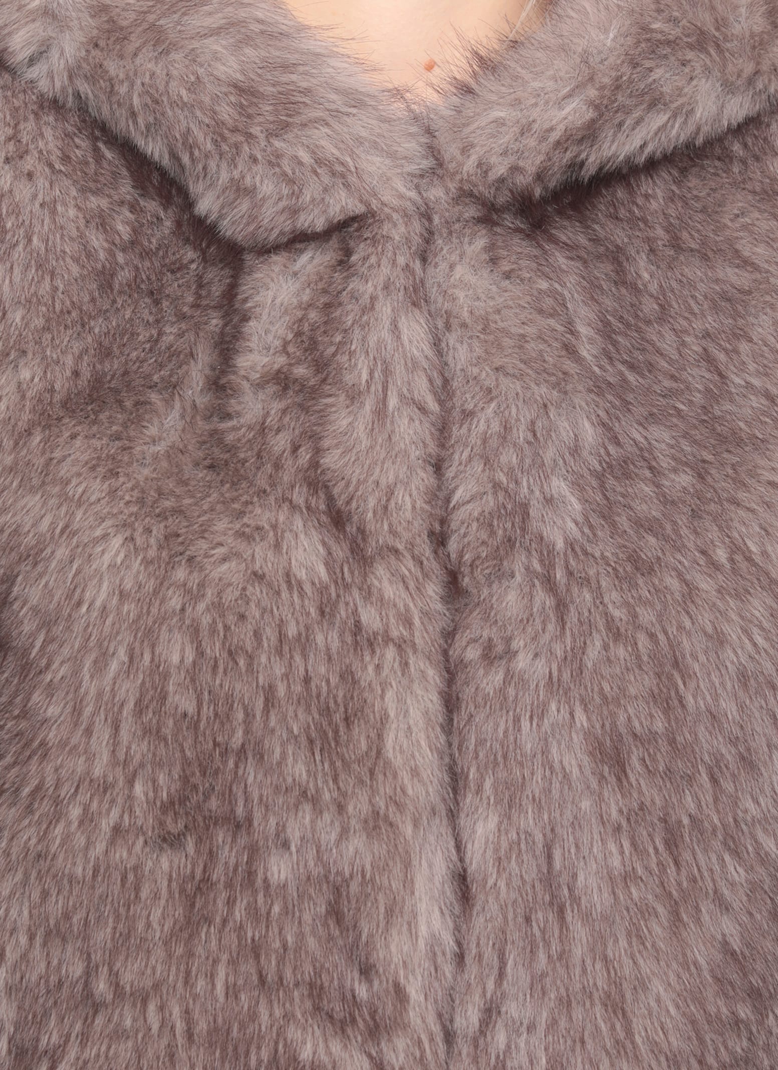 Betta Corradi Syntetic Fur Vest In Brown