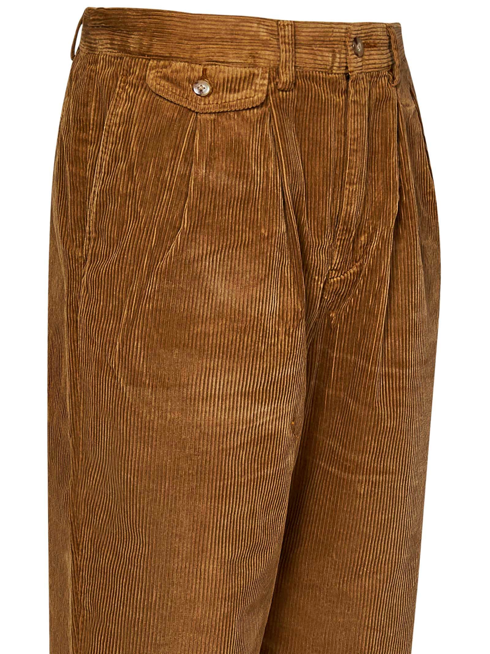 Shop Polo Ralph Lauren Whitman Trousers In Brown