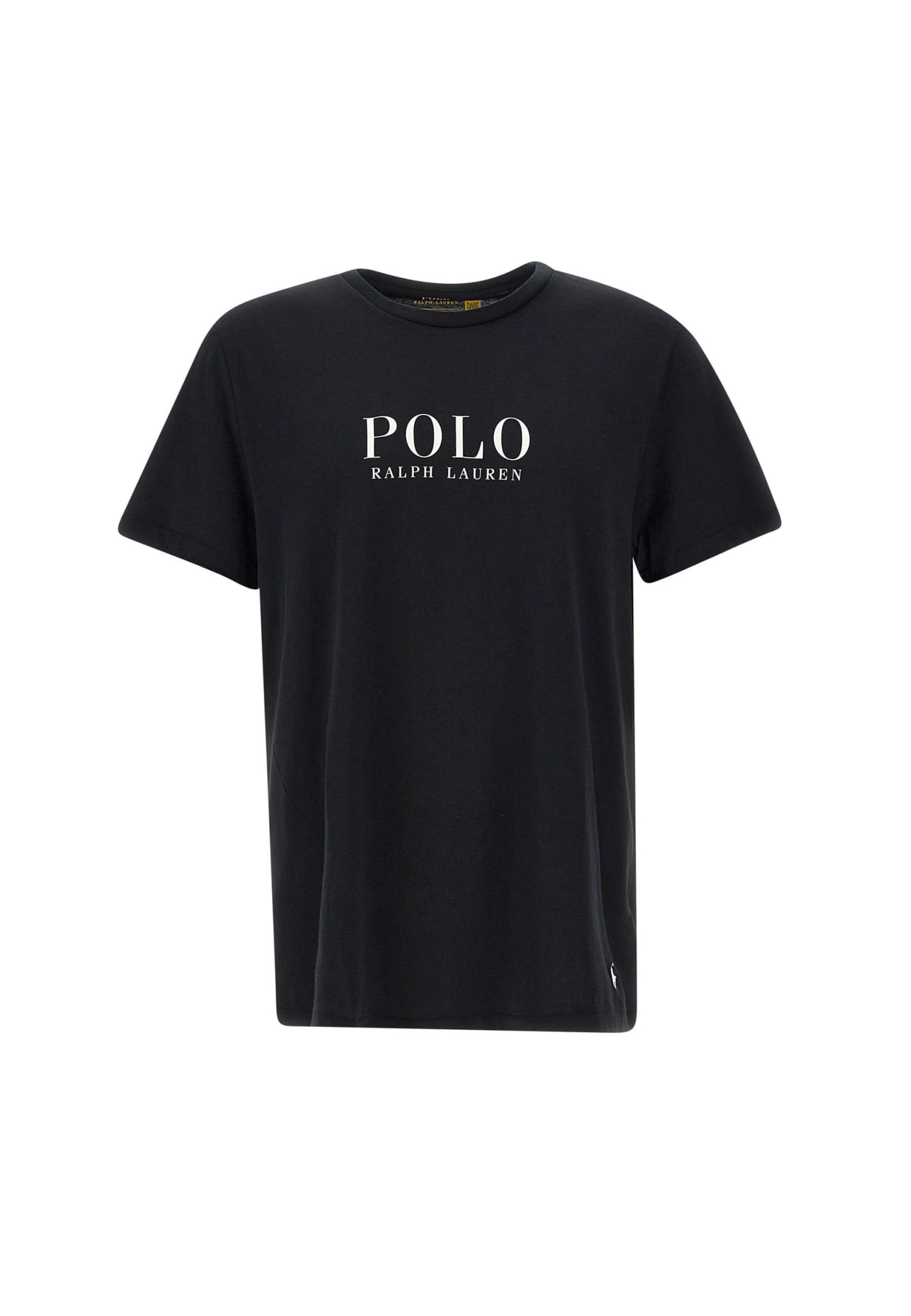 Shop Polo Ralph Lauren Msw Cotton T-shirt In Polo Black