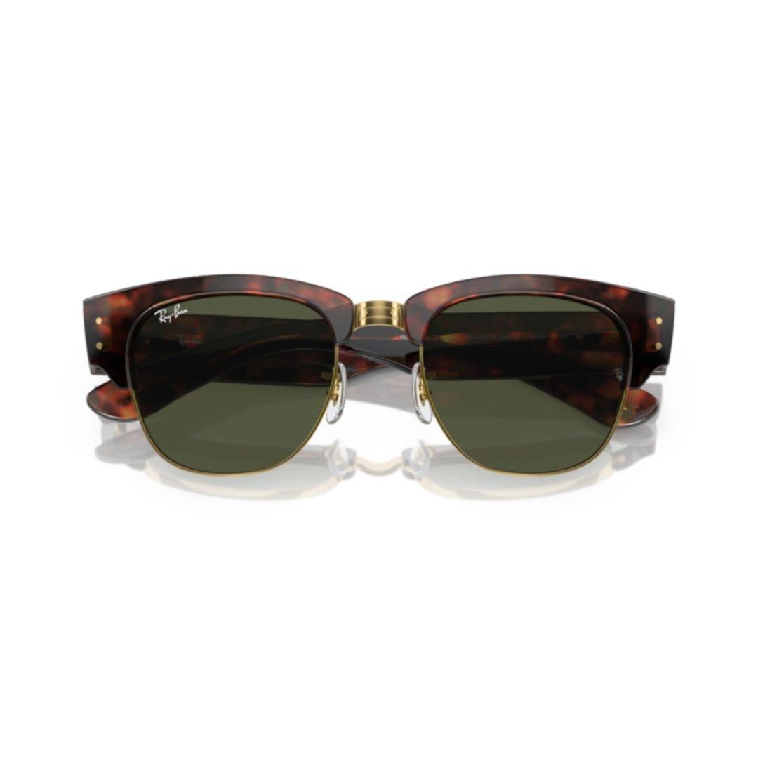 Ray Ban Mega Clubmaster Square Frame Sunglasses In Brown