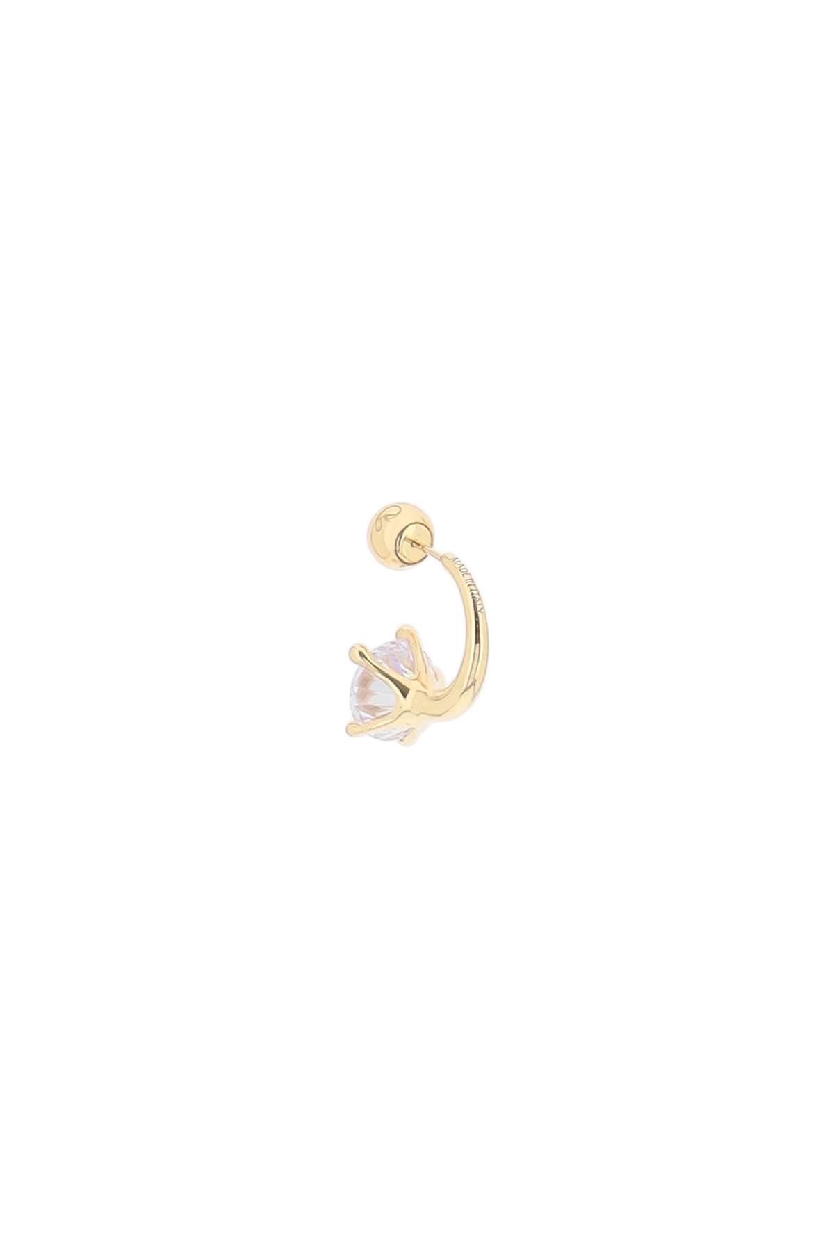 Shop Panconesi Diamanti Medium Piercing Gold In Gold (silver)