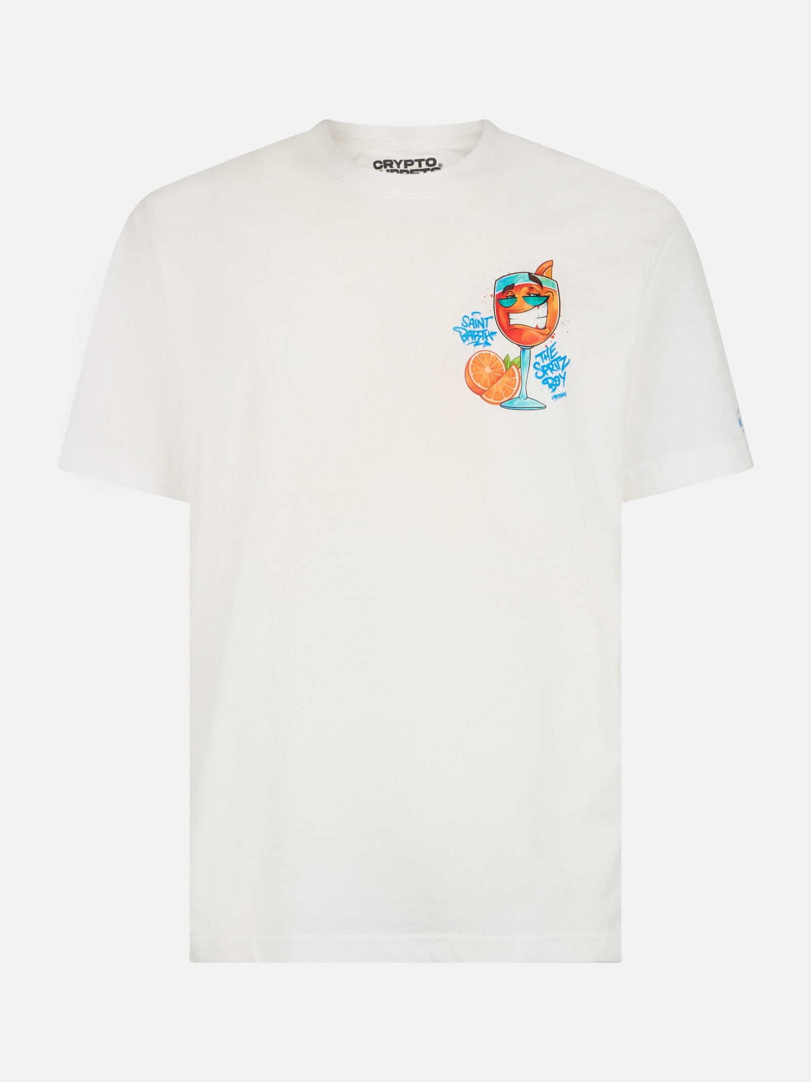 Mc2 Saint Barth Cotton Classic T-shirt Clothing In White