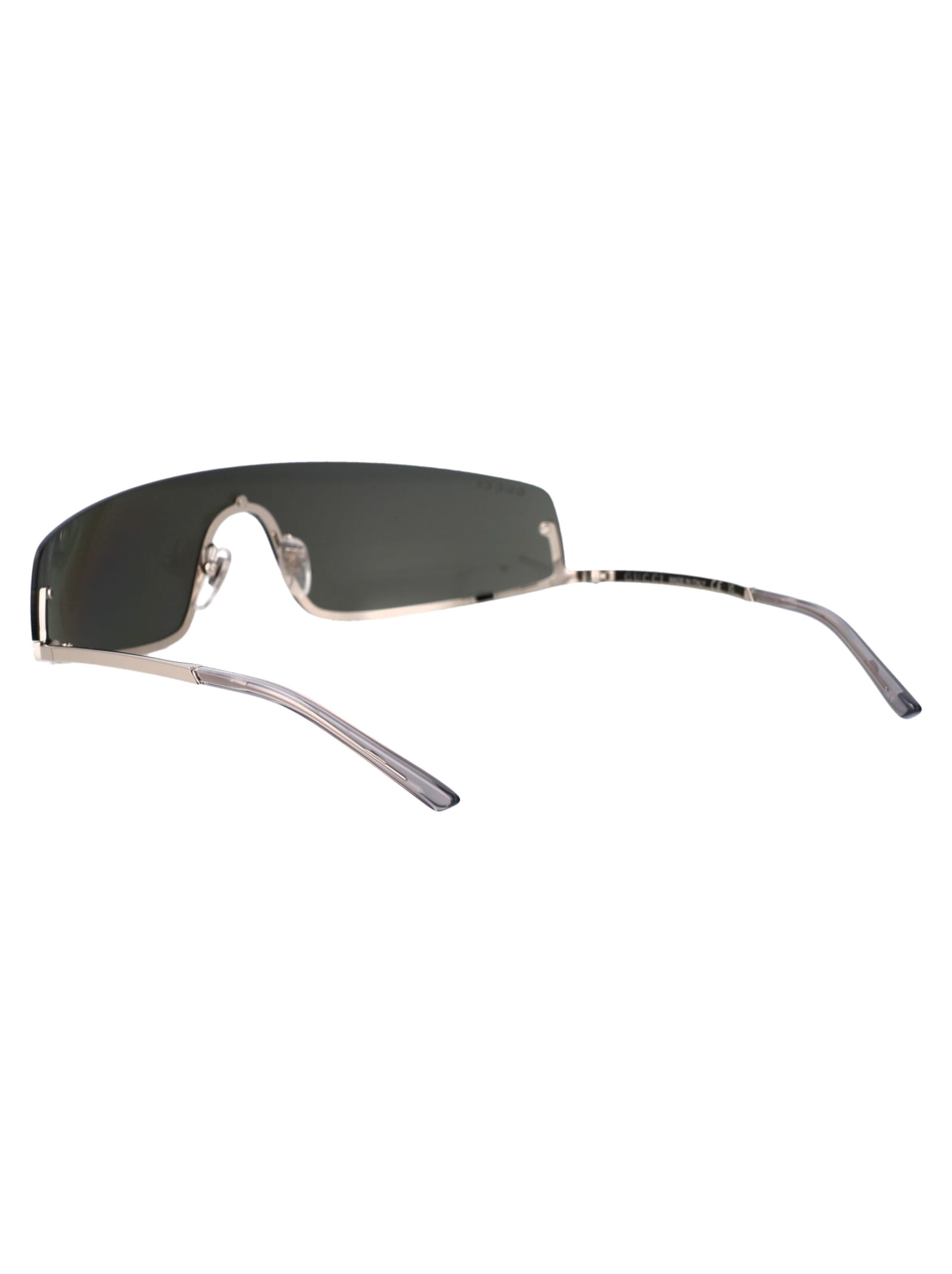 Shop Gucci Gg1561s Sunglasses In 001 Silver Silver Grey