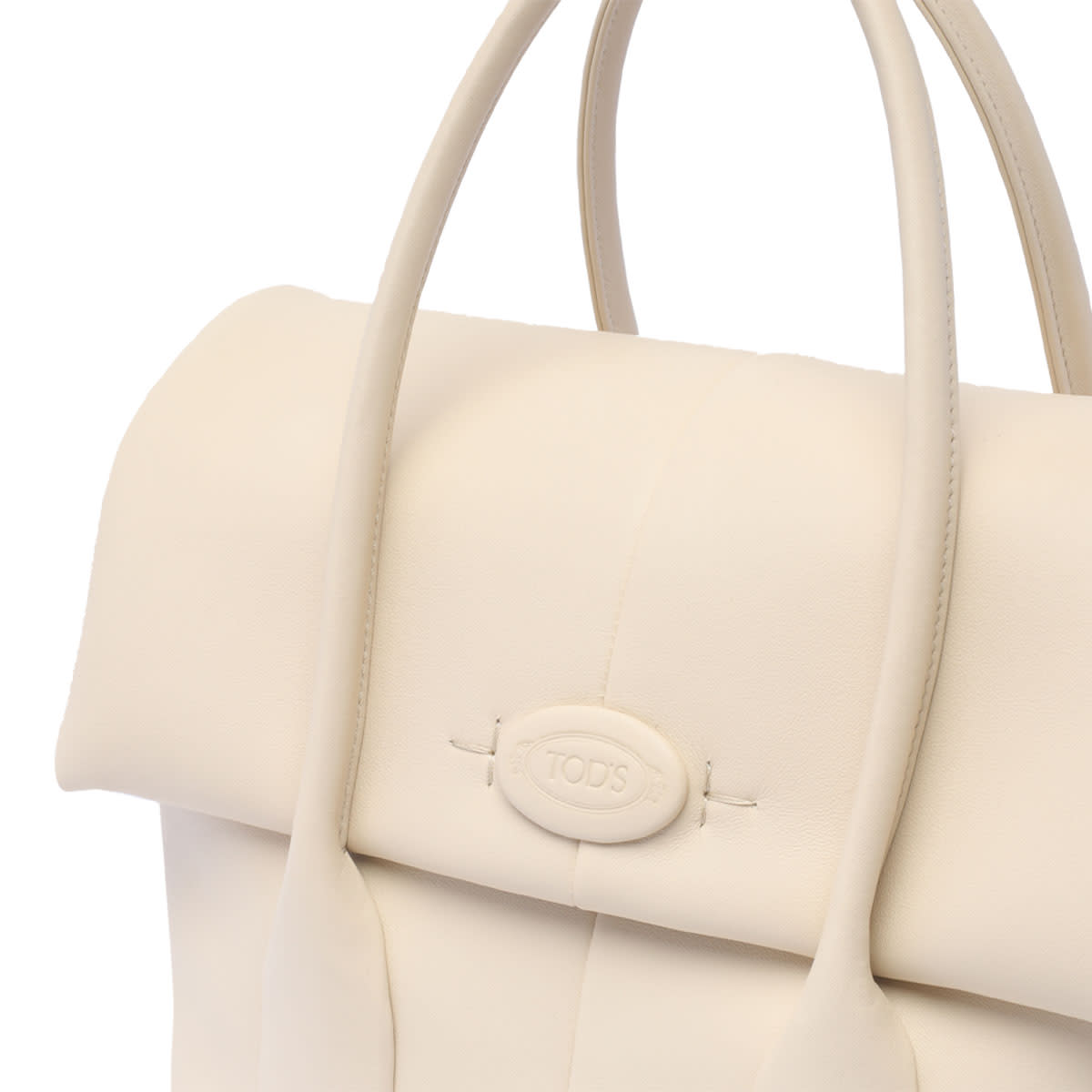 Shop Tod's Di Bag Reverse Handbag In Neutrals