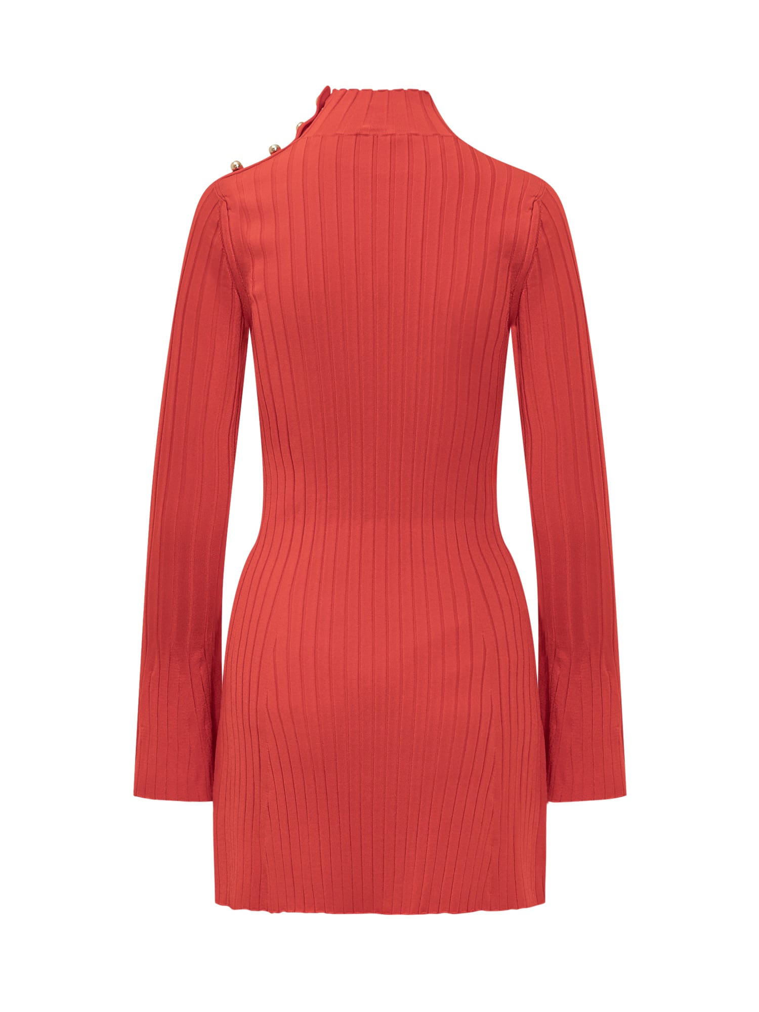 Shop Stella Mccartney Sphere Dress In Lipstick Red