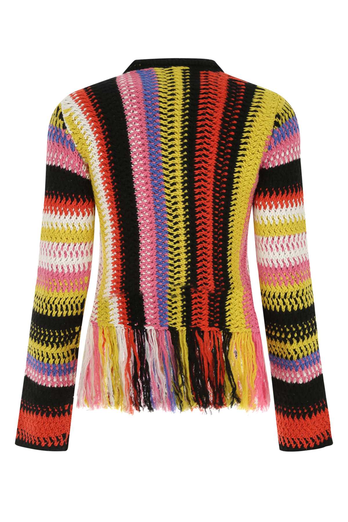 Shop Chloé Multicolor Cashmere Blend Sweater In 9ce