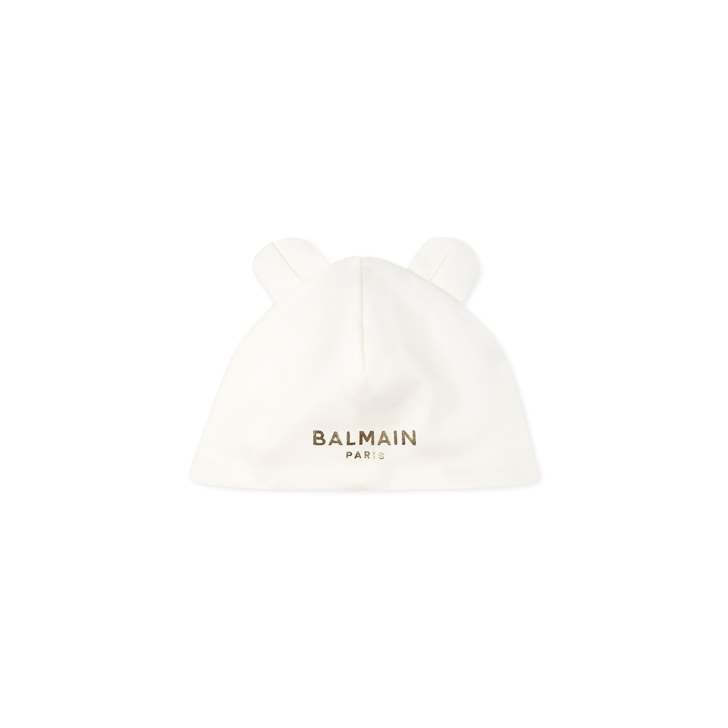 Balmain Ivory Babygrow Set For Babykids With Logo In Ivory