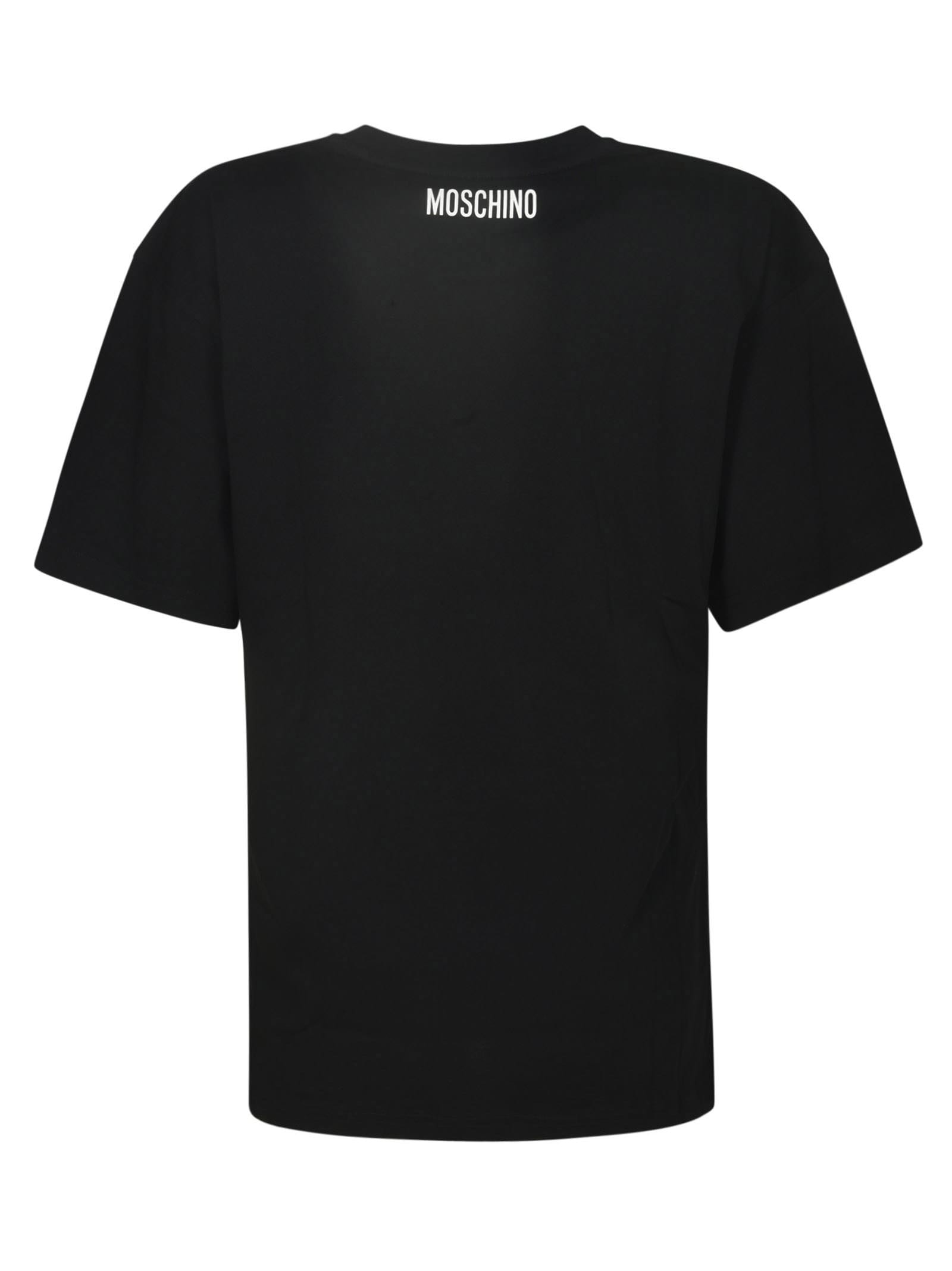 Shop Moschino Be Simple T-shirt In Black