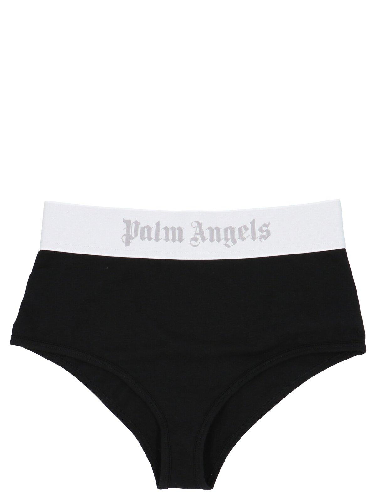 Palm Angels Logo Band High Waist Underwear