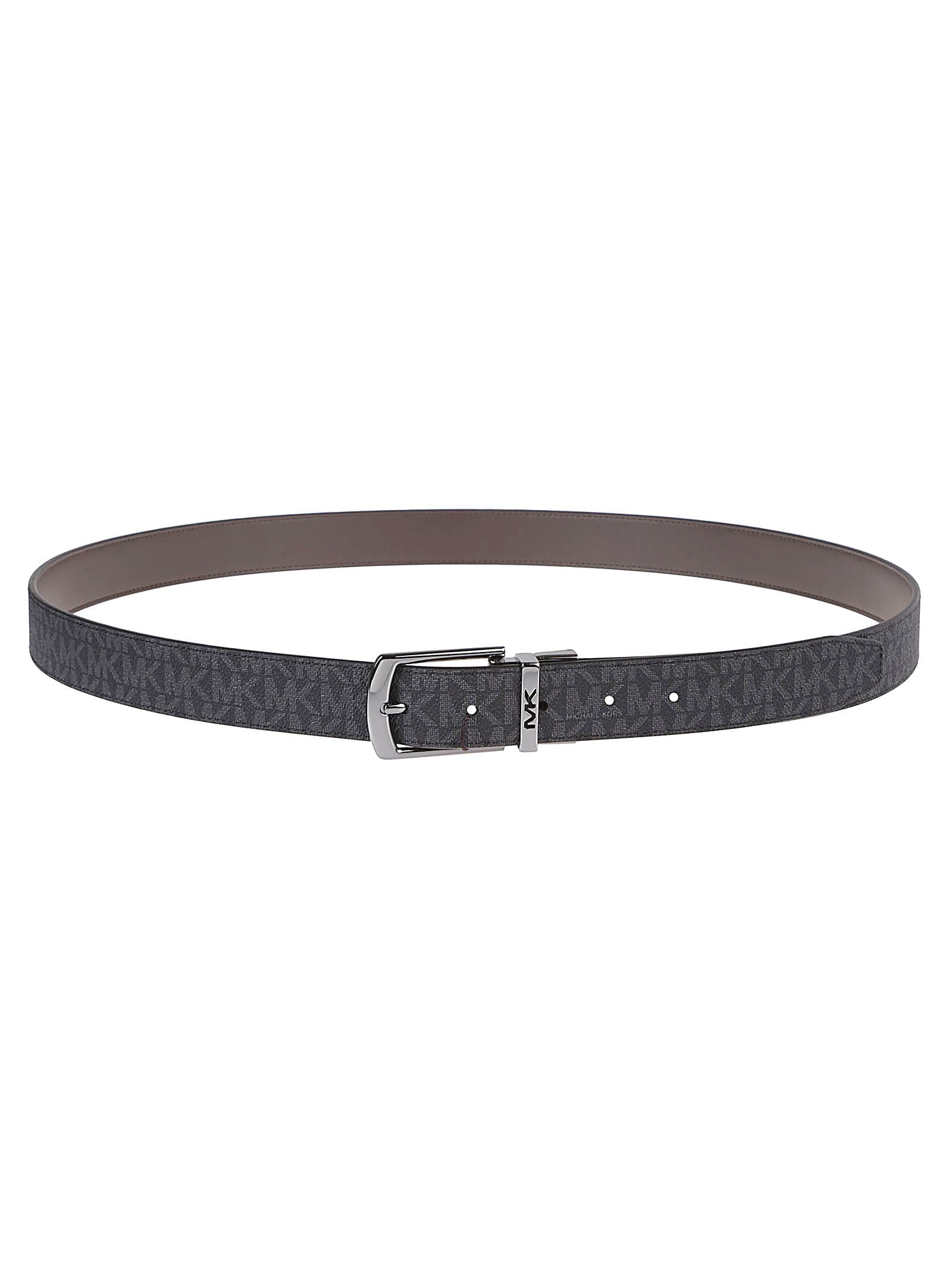 Shop Michael Kors Reversible Belt In Black