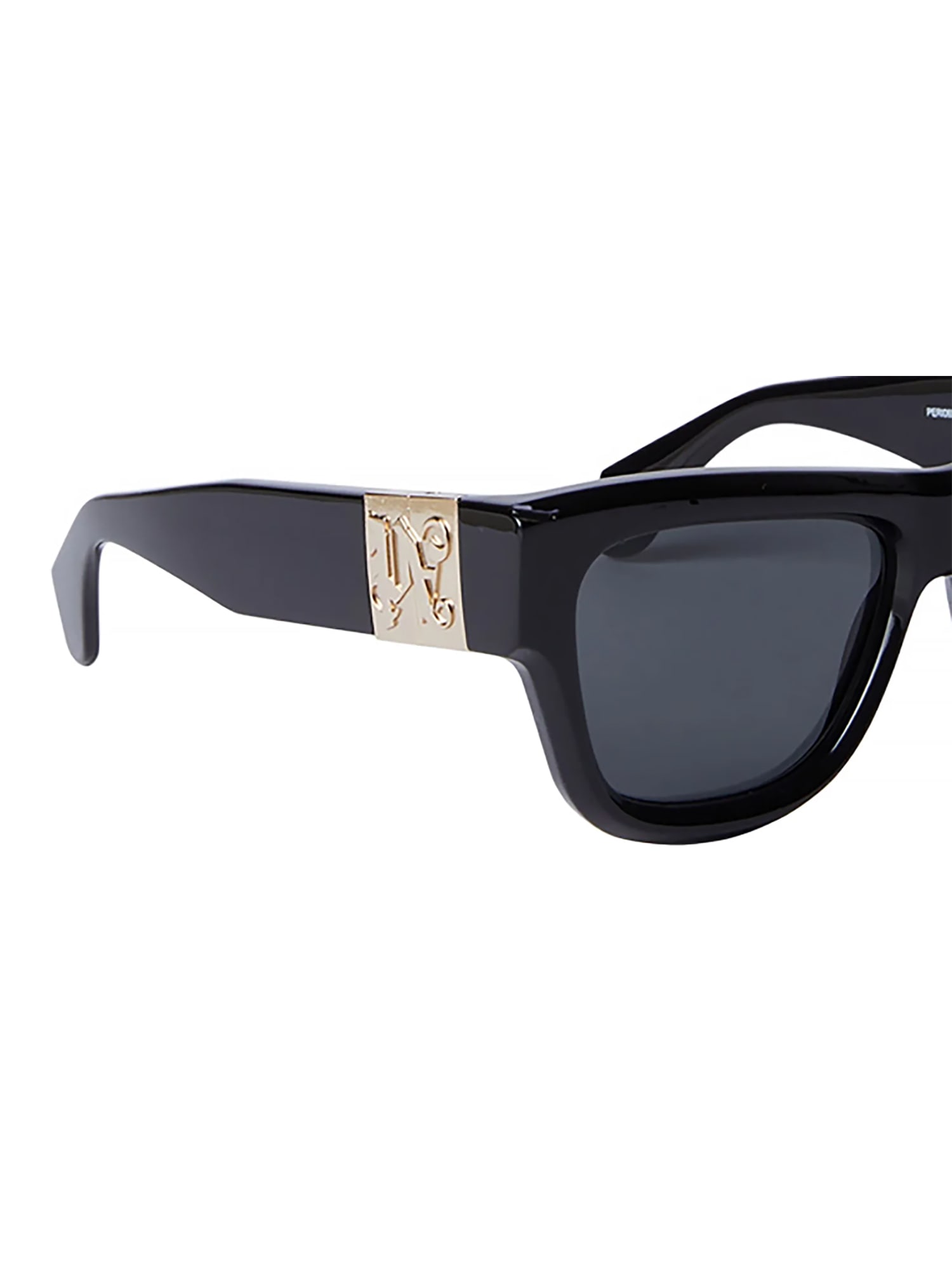 Shop Palm Angels Peri065 Merrill Sunglasses In Black