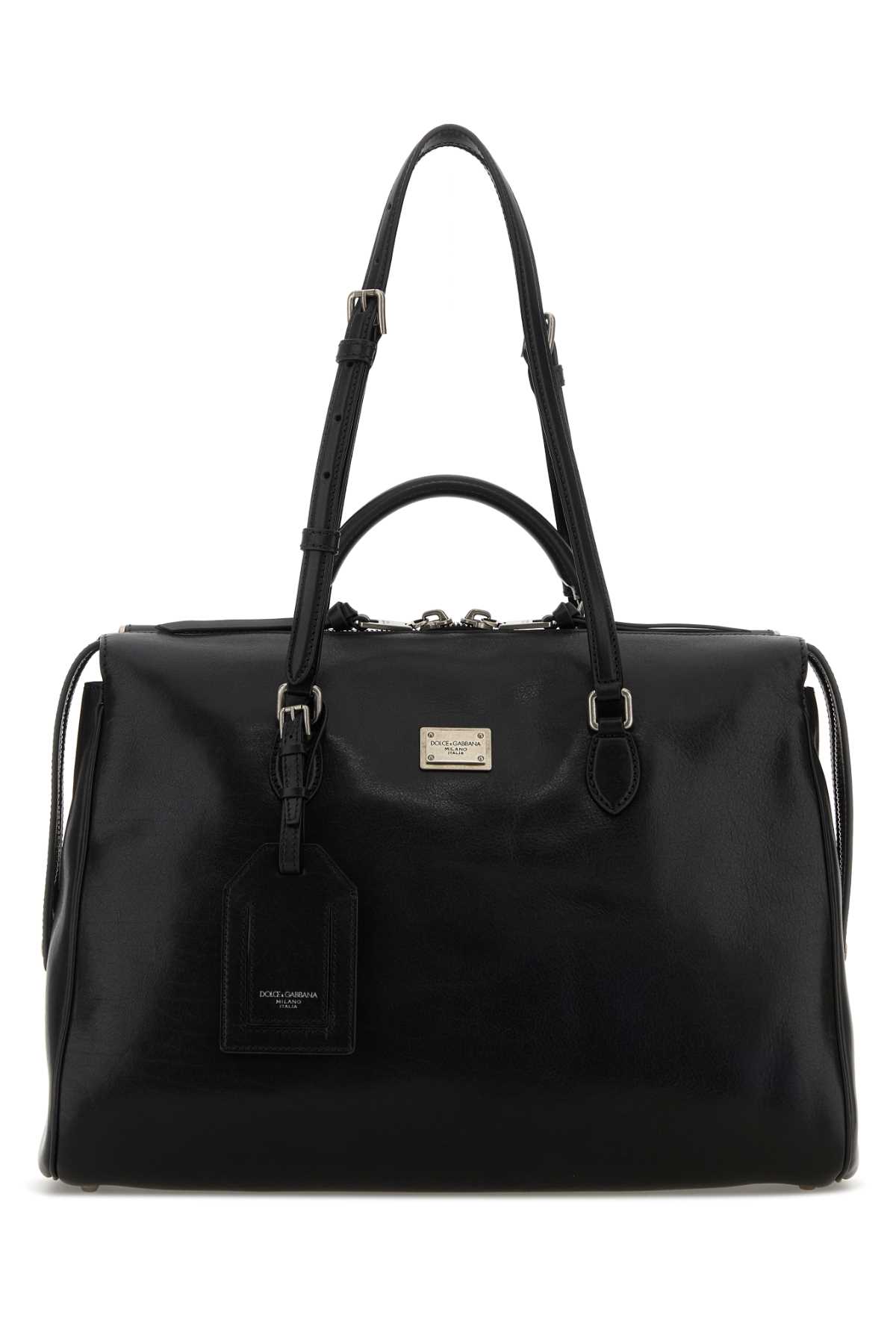 Dolce & Gabbana Vittoria Handbag With Top Handles And Strap In Black